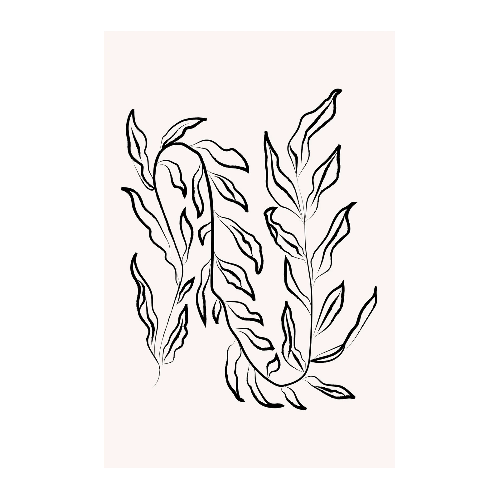 Abstract Botanical Art Wall Art