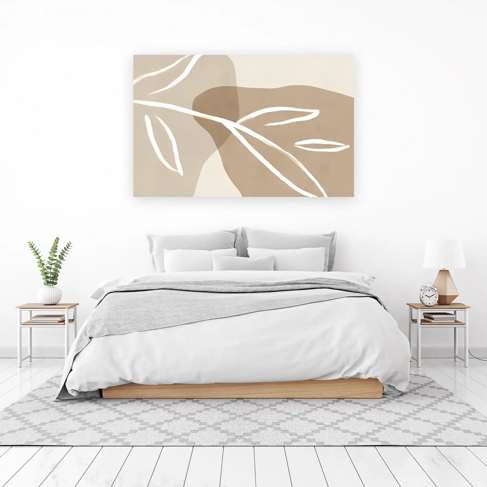 Minimalist Botanical Abstract Wall Art