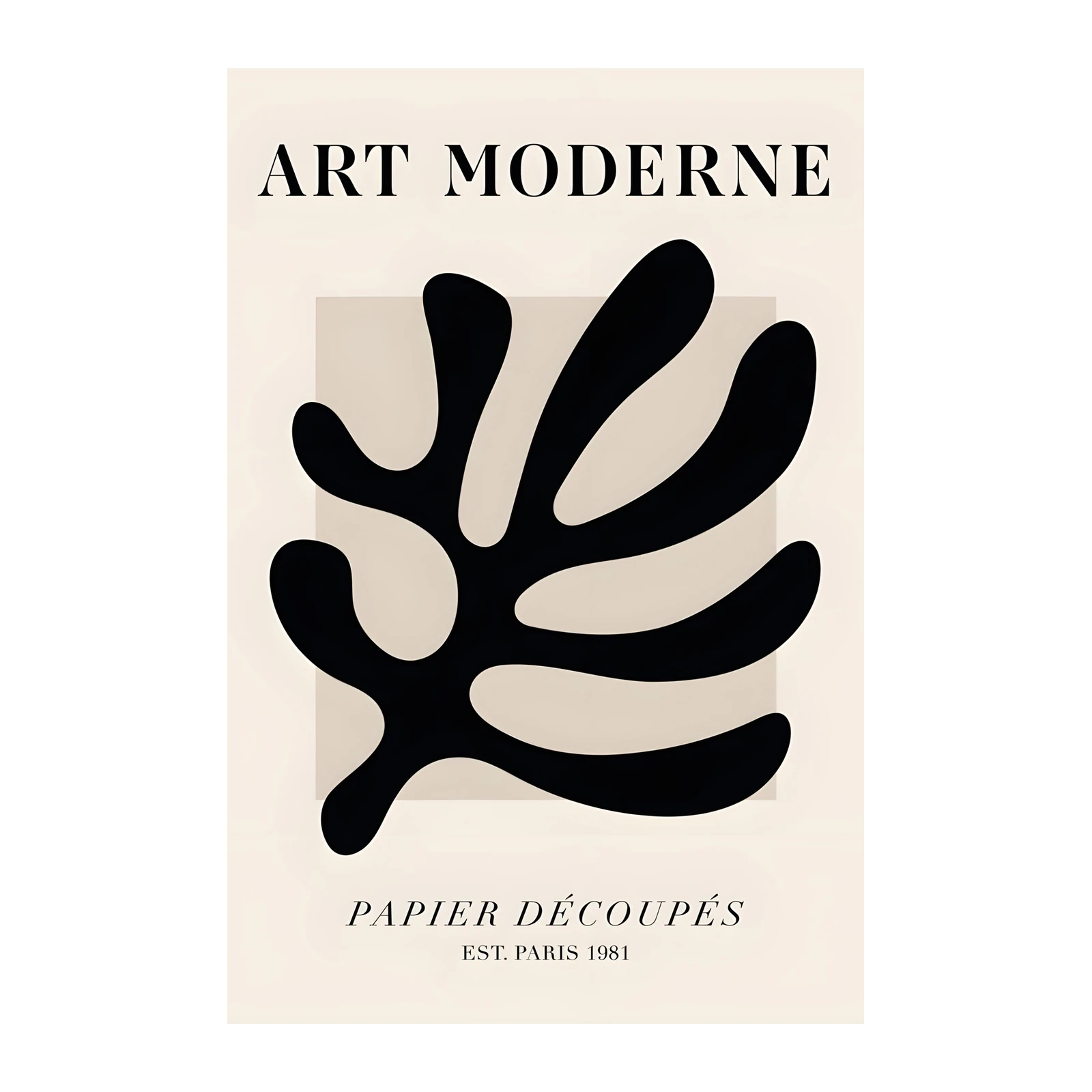 Abstract Botanical Art Moderne Wall Art
