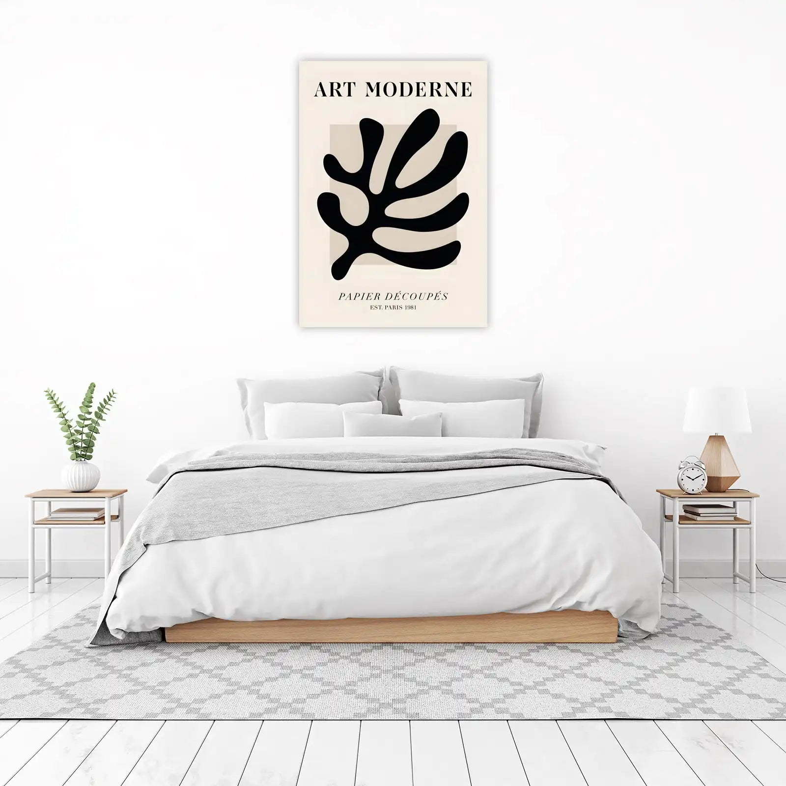 Abstract Botanical Art Moderne Wall Art