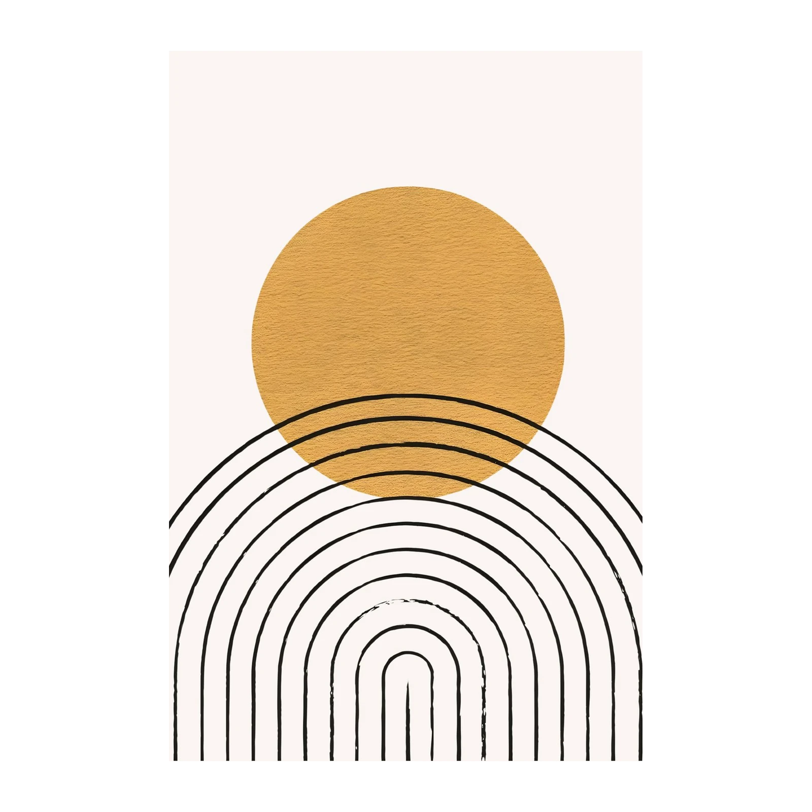Boho Sun & Arches Wall Art
