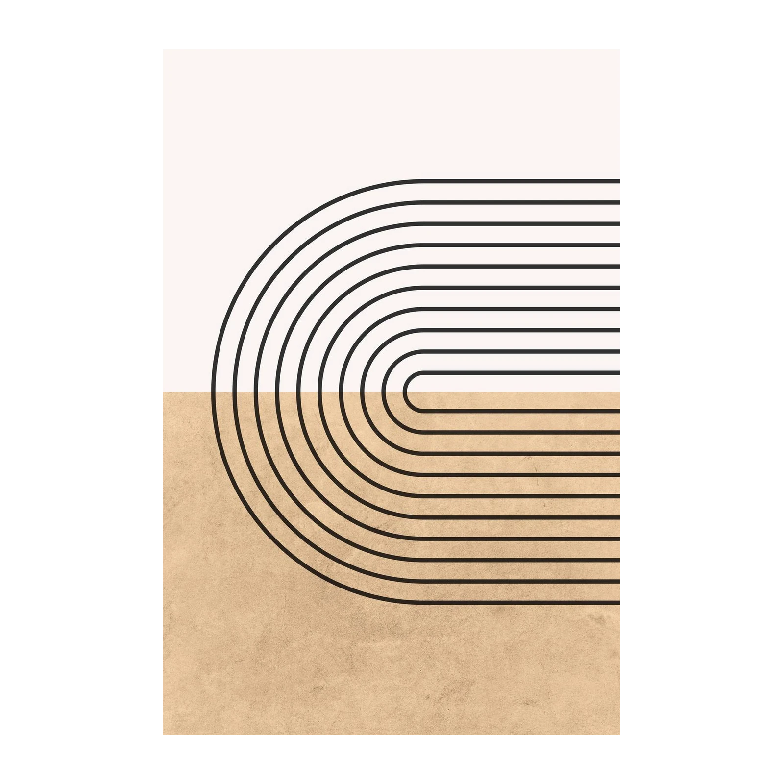 Minimalist Arch Boho Rainbow Wall Art
