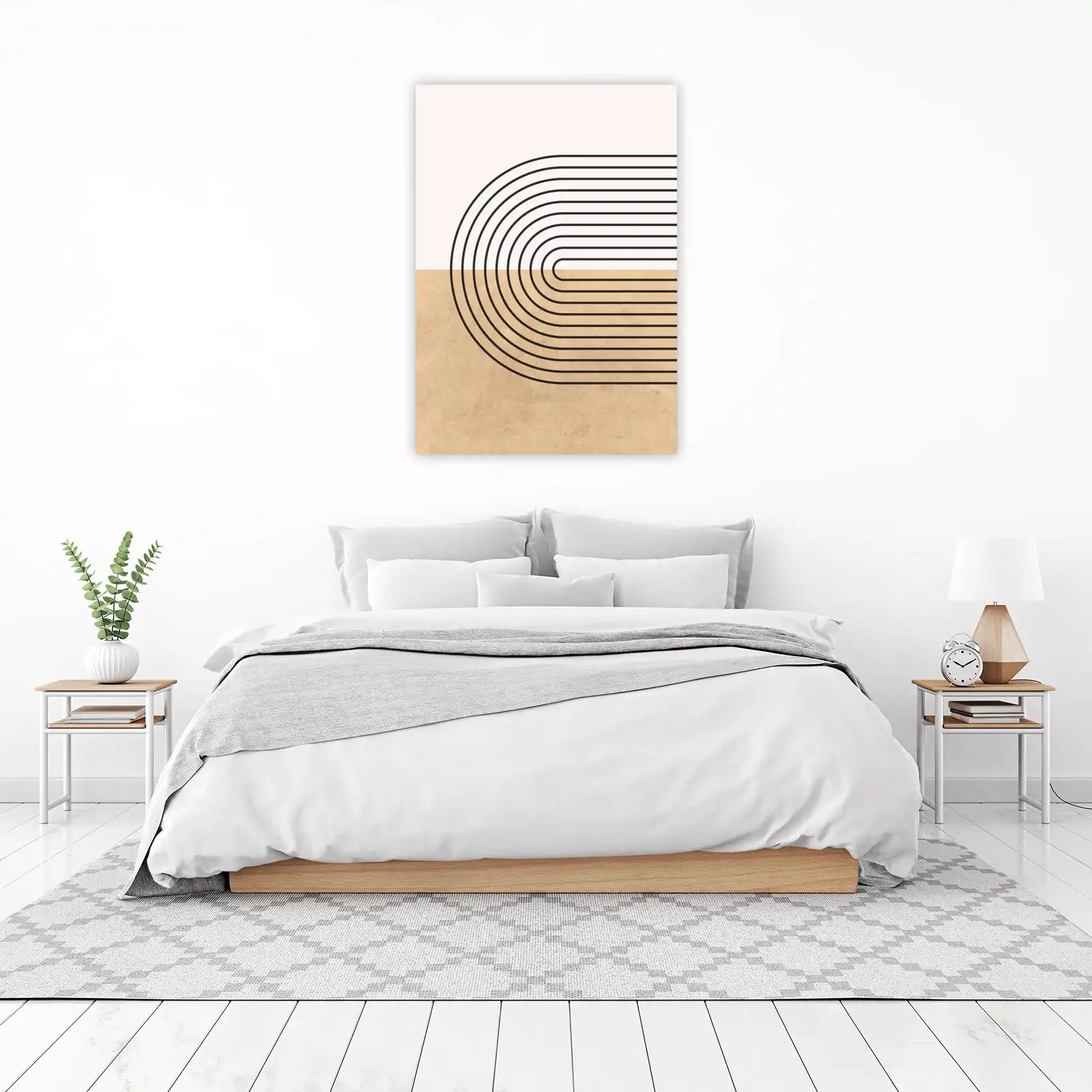 Minimalist Arch Boho Rainbow Wall Art