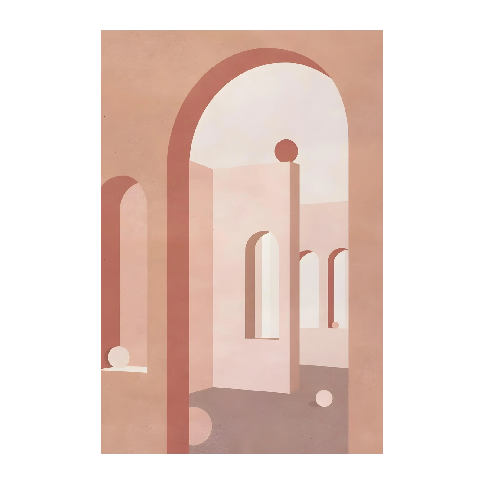 Modern Abstract Archway Wall Art Wall Art