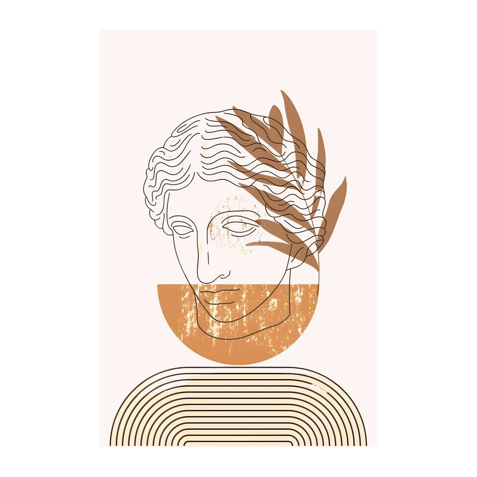 Abstract Muse Boho Line Art Wall Art
