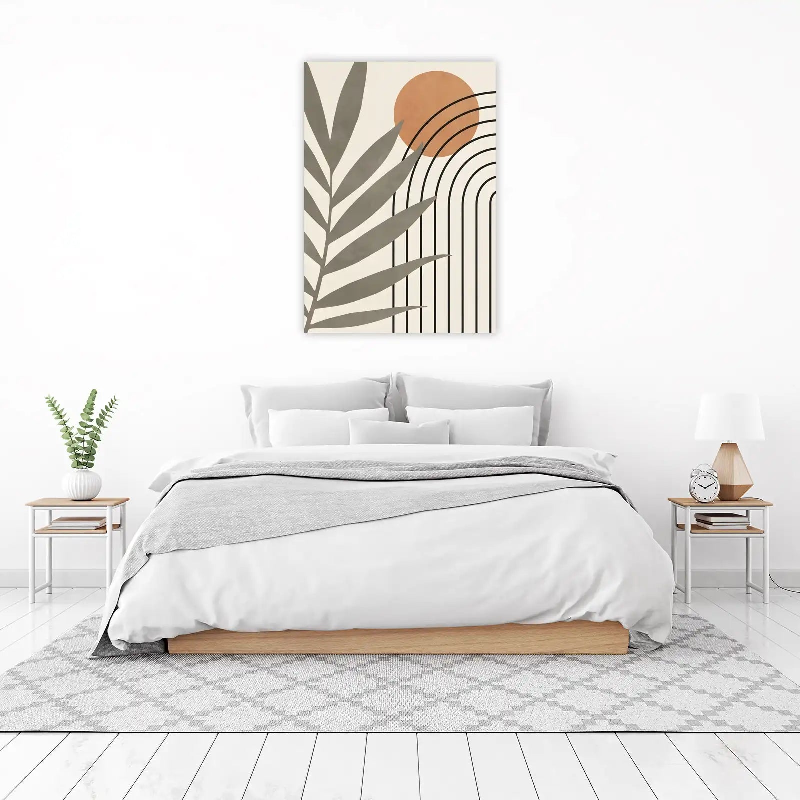 Boho Palm Sun Arch Wall Art