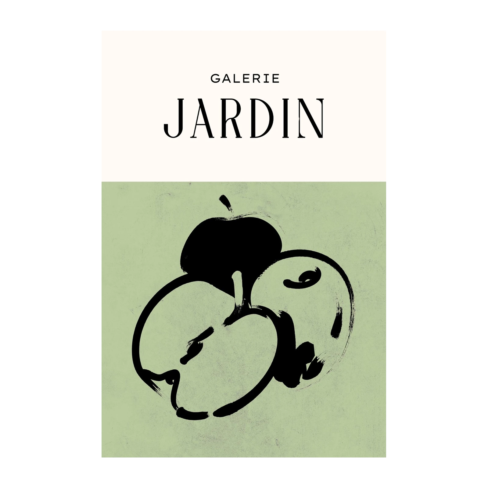 Galeria Jardin Black Apples Minimalist Wall Art