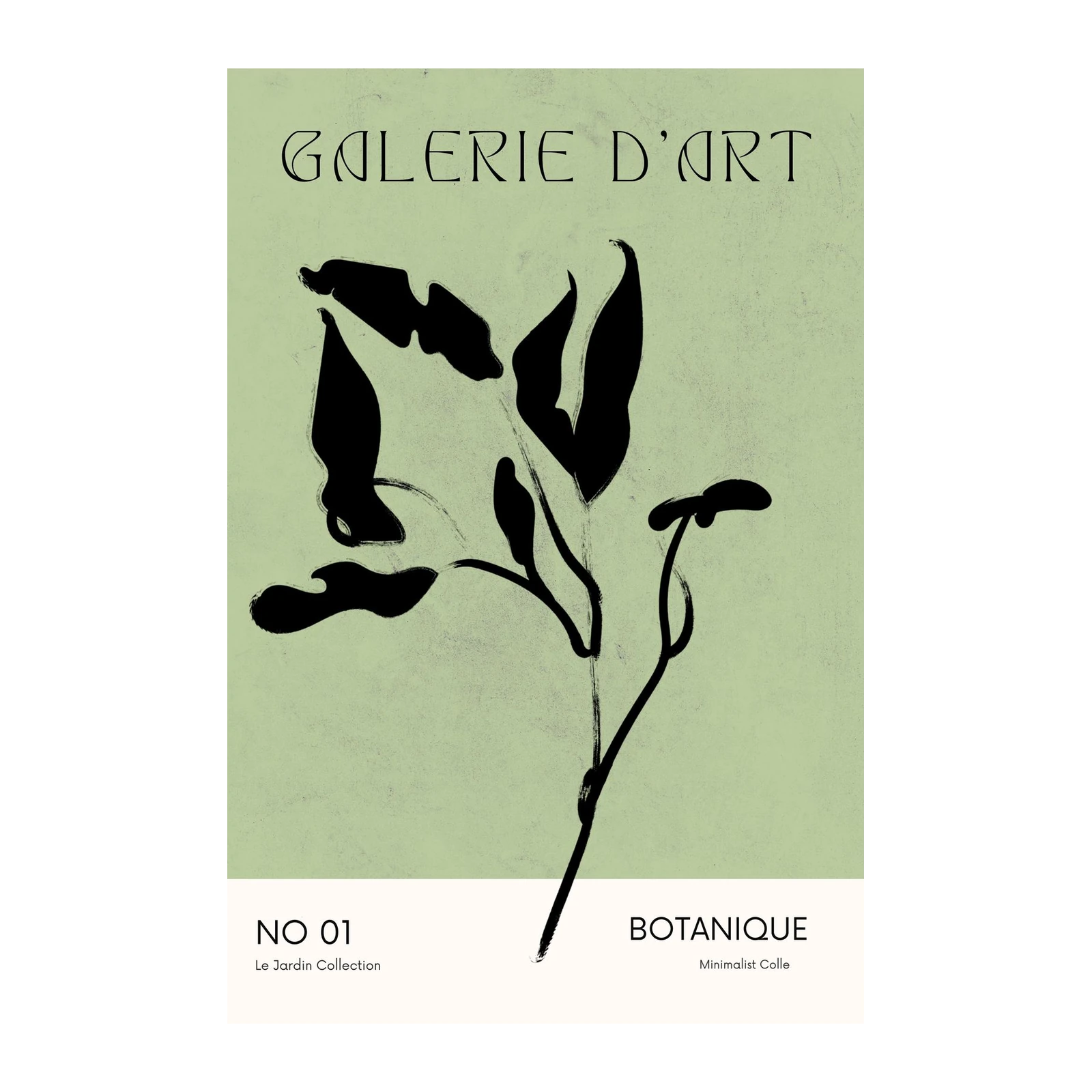 Botanique No 01 Abstract Floral Wall Art
