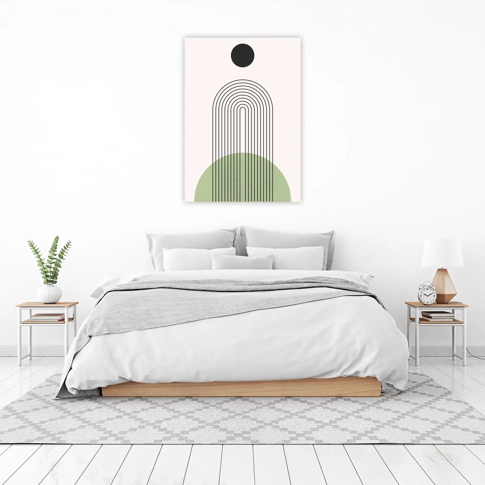 Boho Arch Mid Century Modern Wall Art