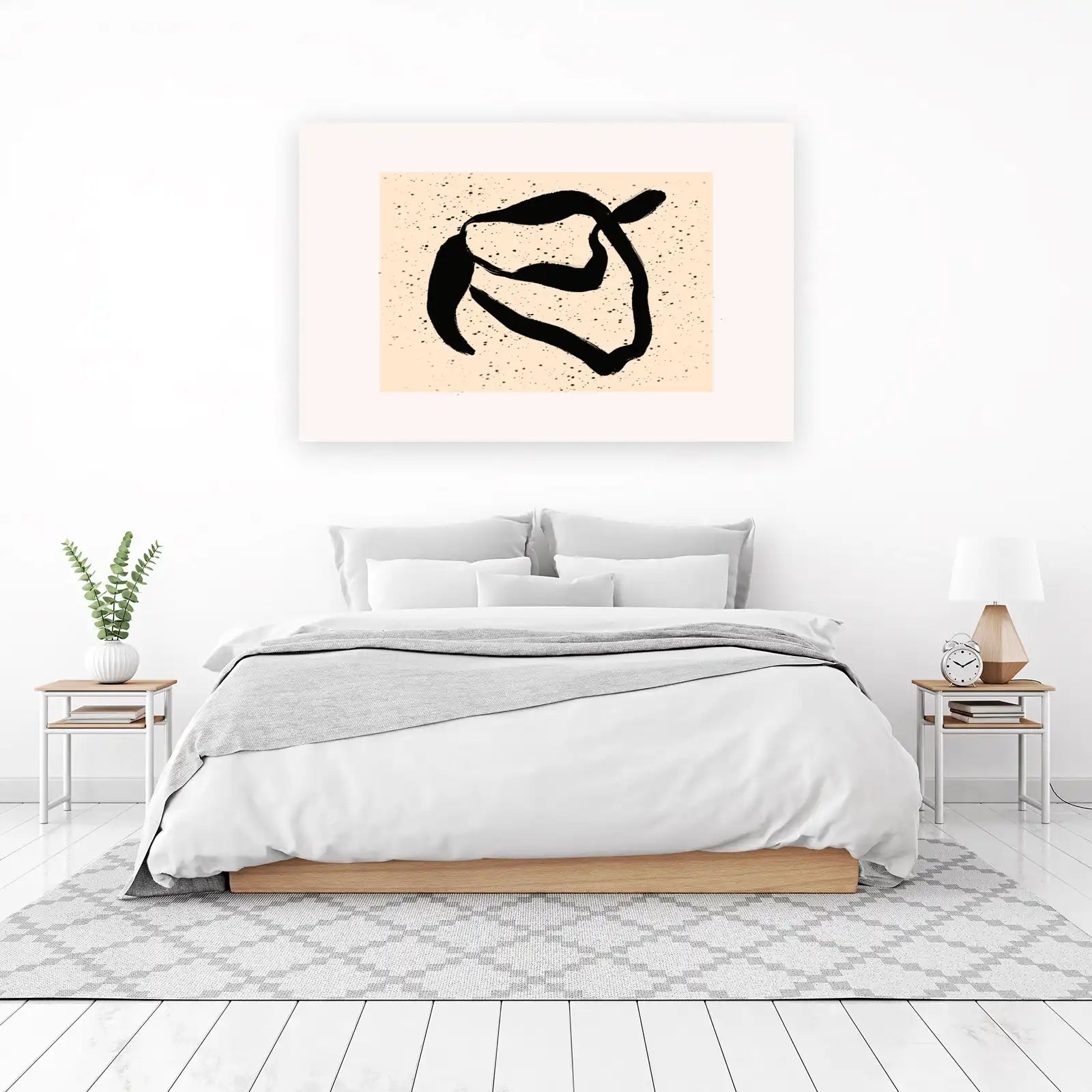 Abstract Ink Splash Modern Art Wall Art