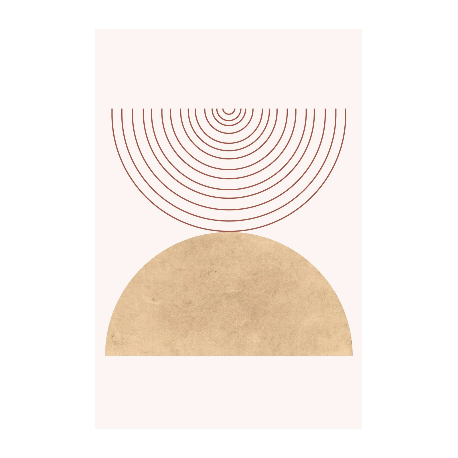 Abstract Geometric Mid-Century Modern Wall Art
