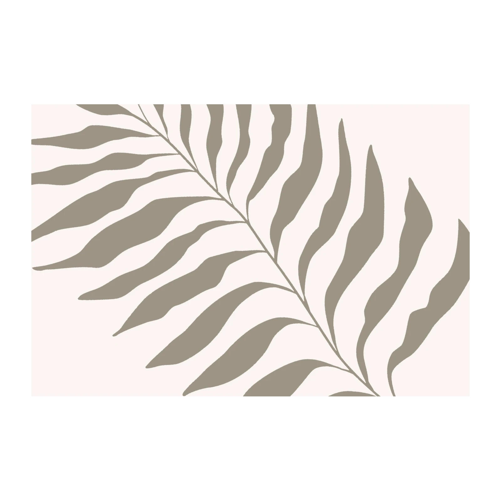 Boho Fern Botanical Print Wall Art