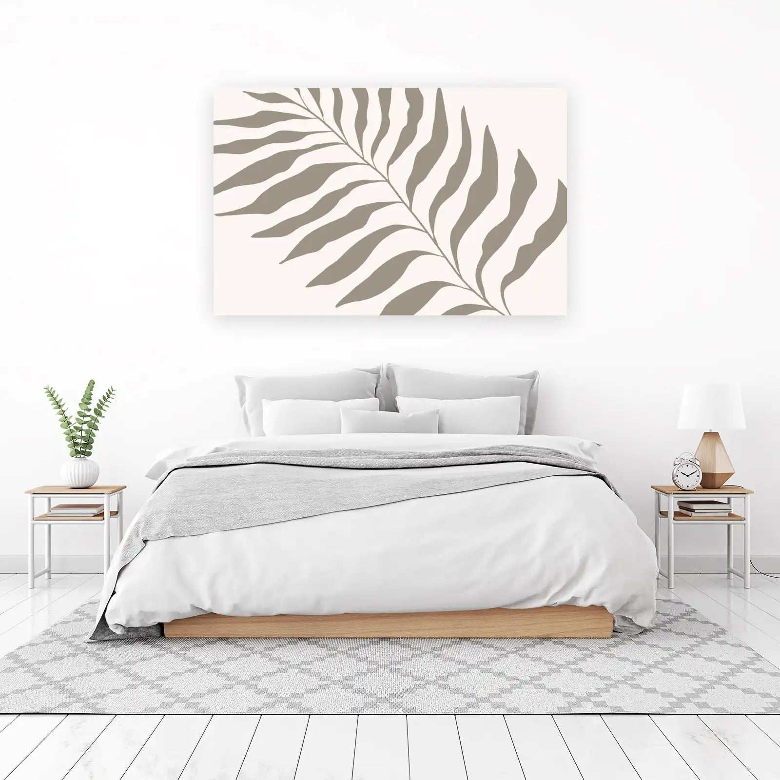 Boho Fern Botanical Print Wall Art