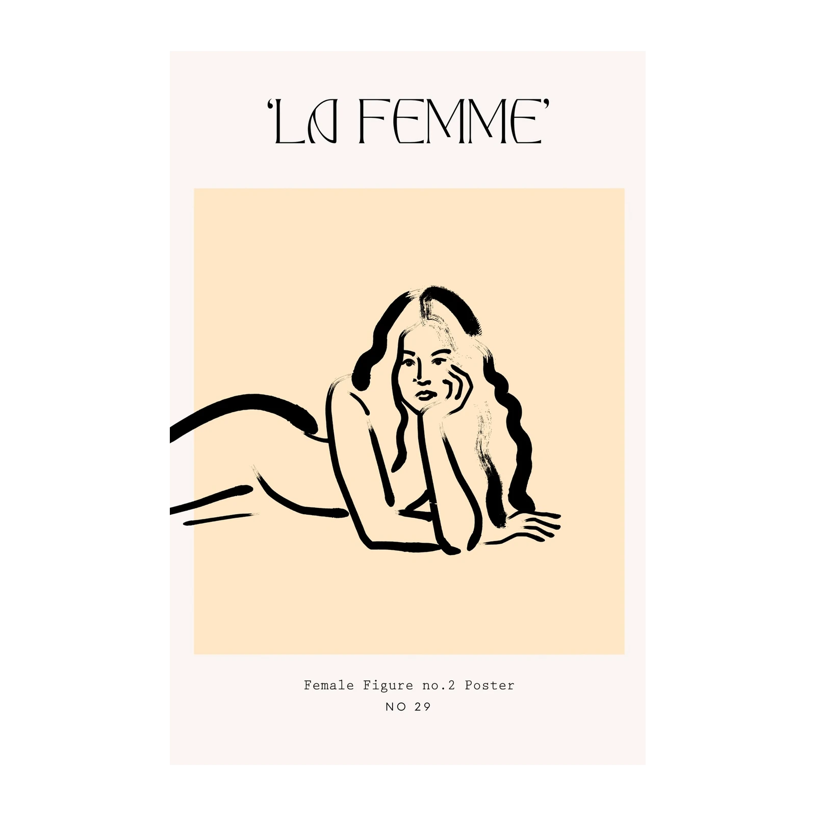 La Femme Nude Figure Wall Art