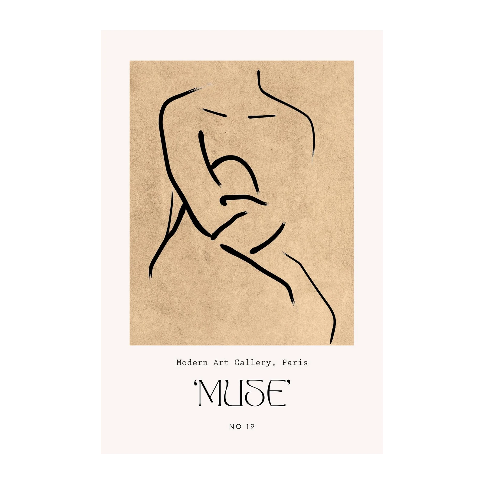 Minimalist Muse Line Art Wall Art