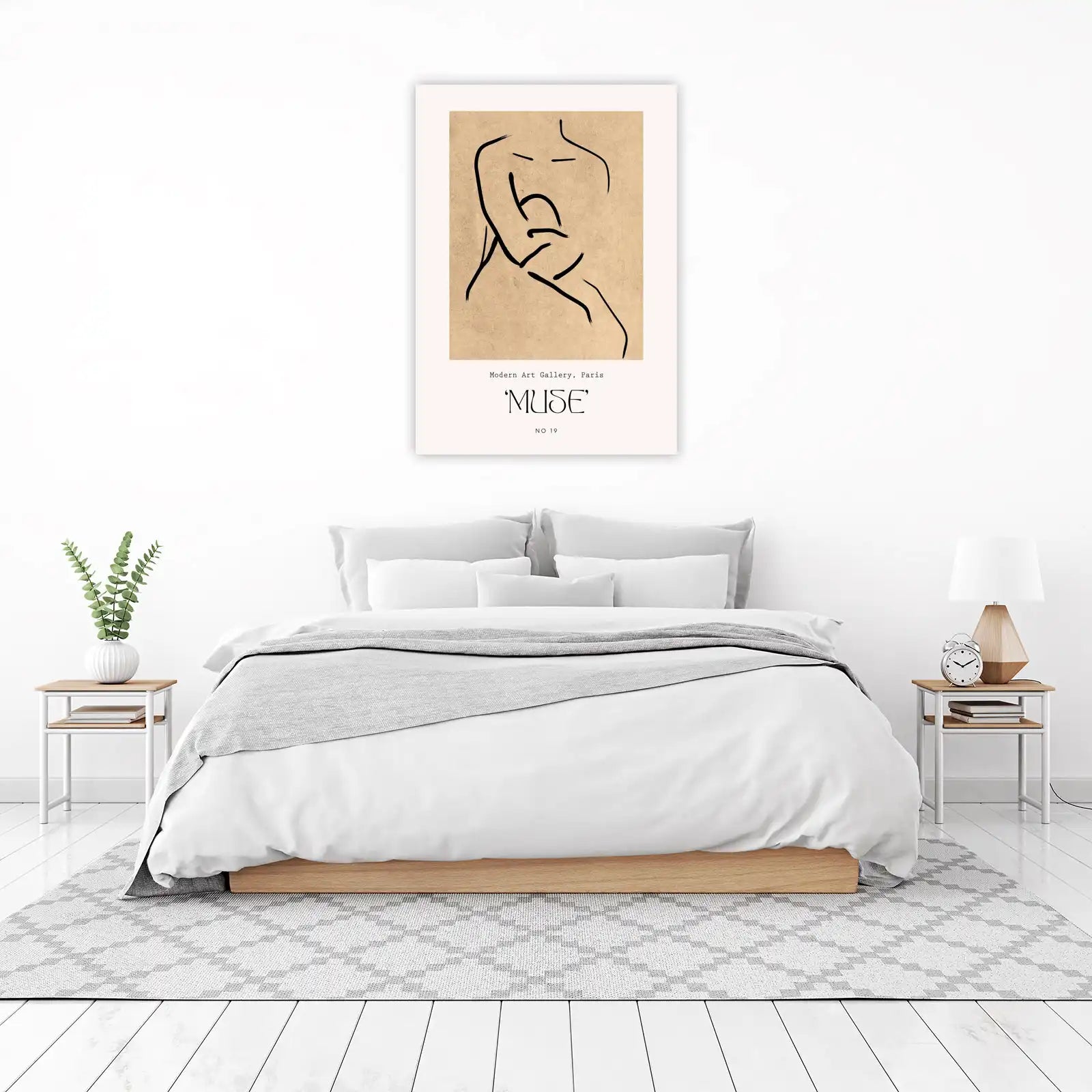 Minimalist Muse Line Art Wall Art