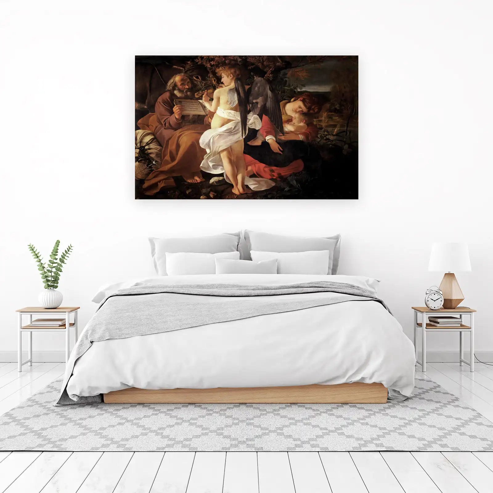 Renaissance Angel Serenade Holy Family Wall Art