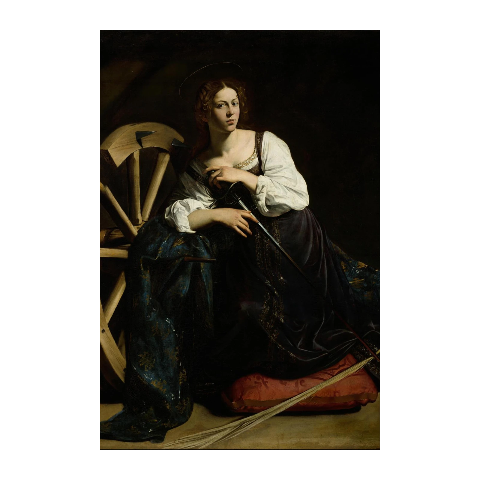 Baroque Saint Catherine Martyrdom Wall Art