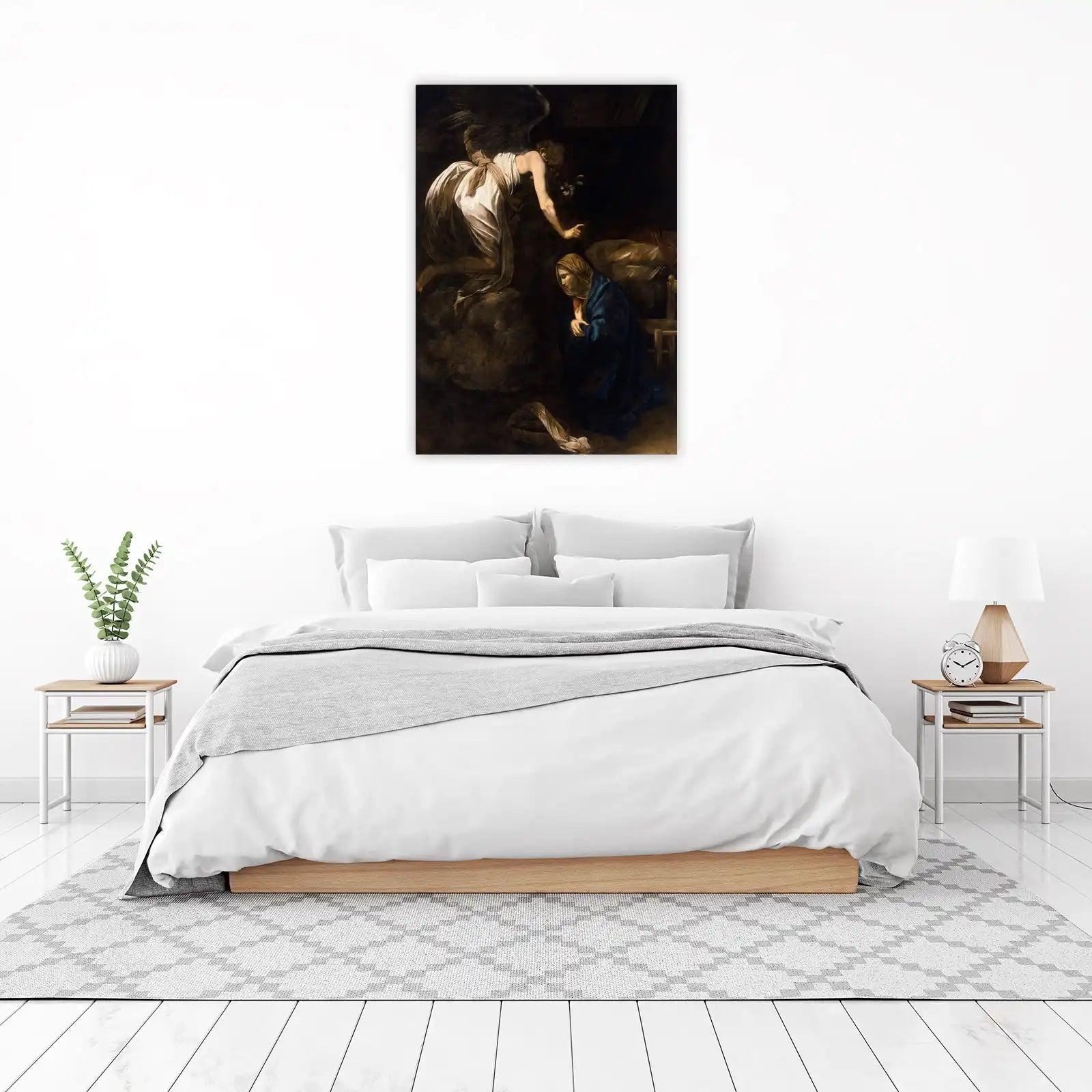Annunciation Angel & Mary Classic Religious Wall Art