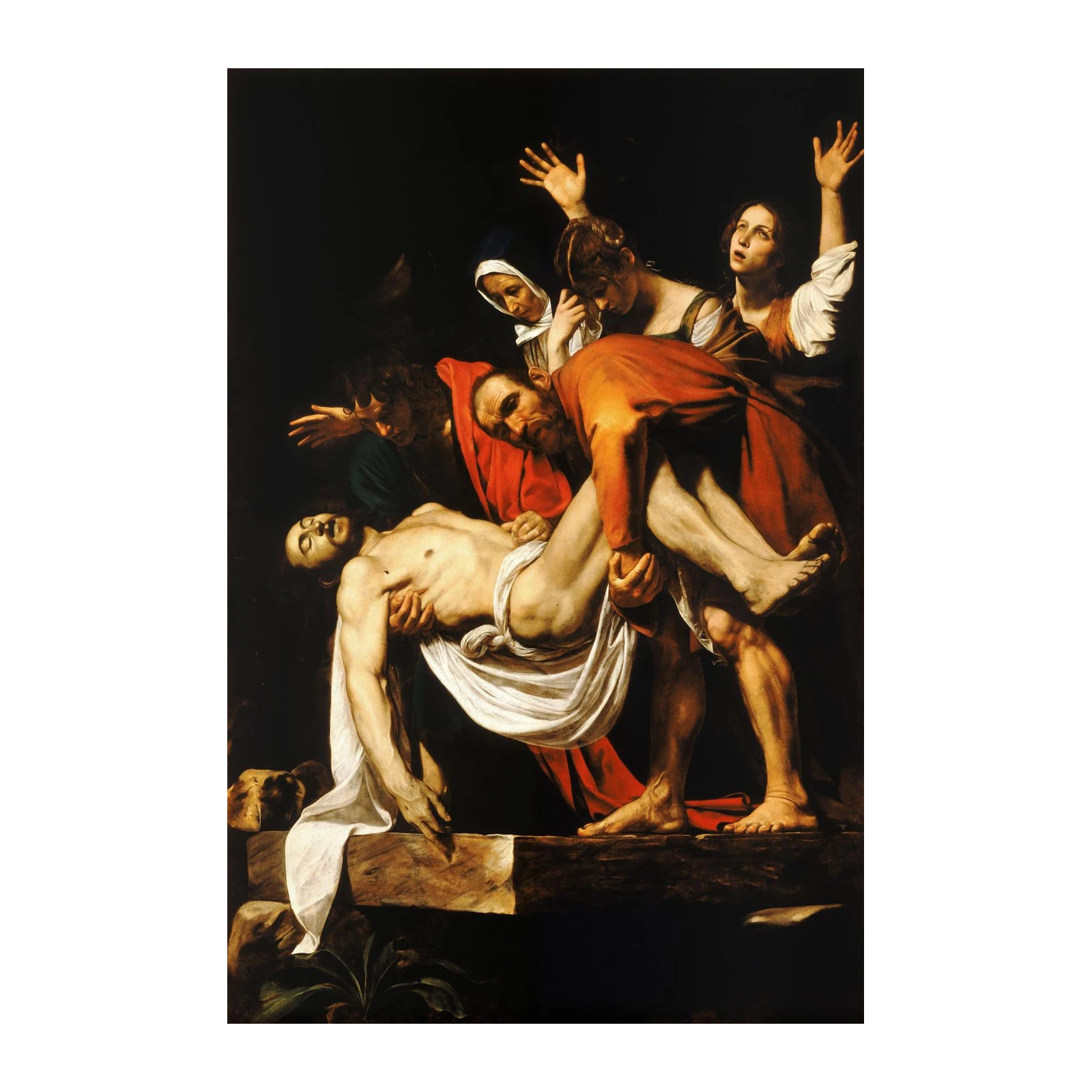 Baroque Masterpiece Lamentation of Christ Wall Art