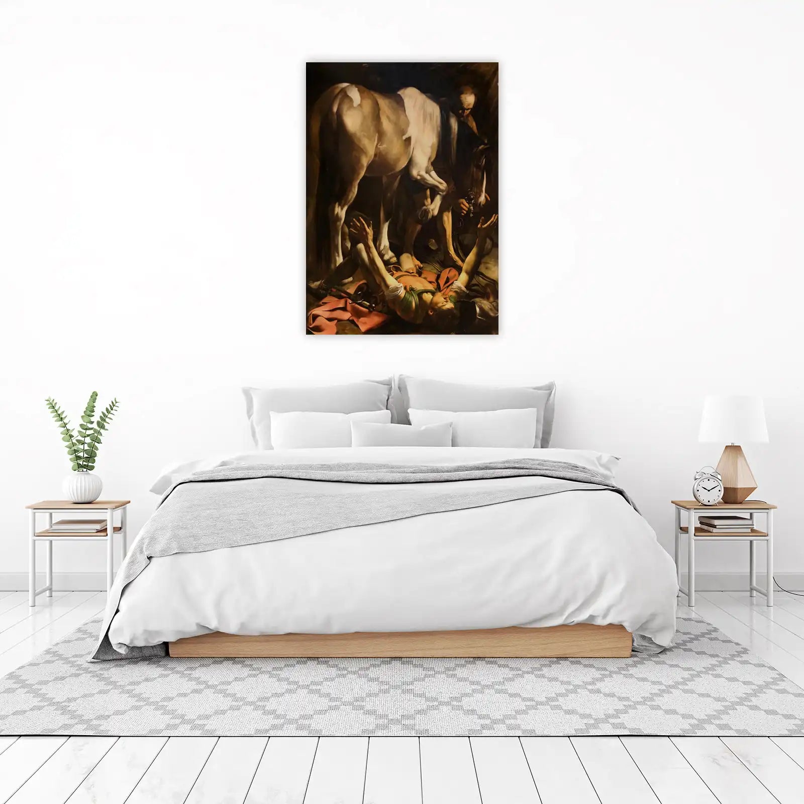 Dramatic Horse & Warrior Conversion Wall Art