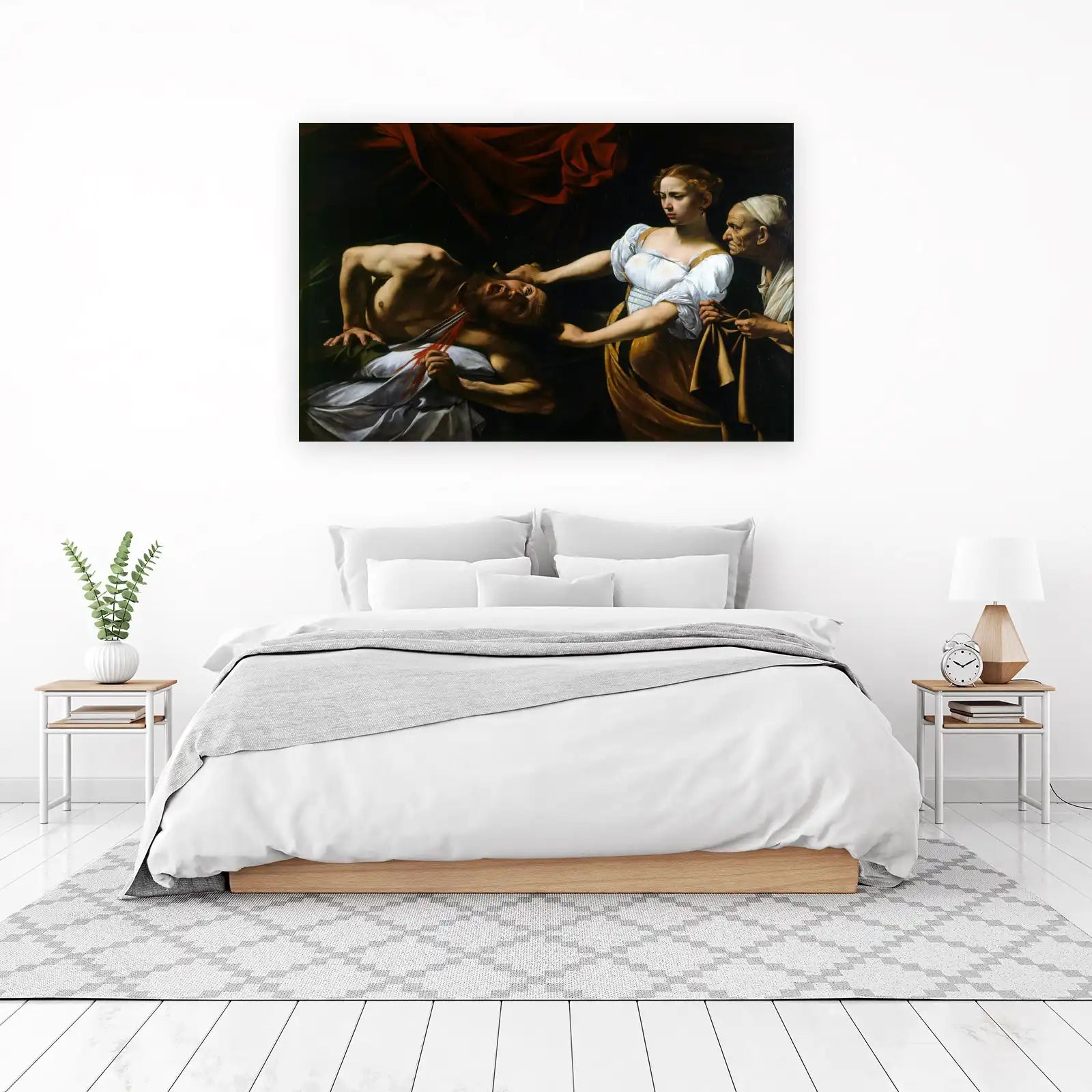 Dramatic Judith Beheading Holofernes Wall Art
