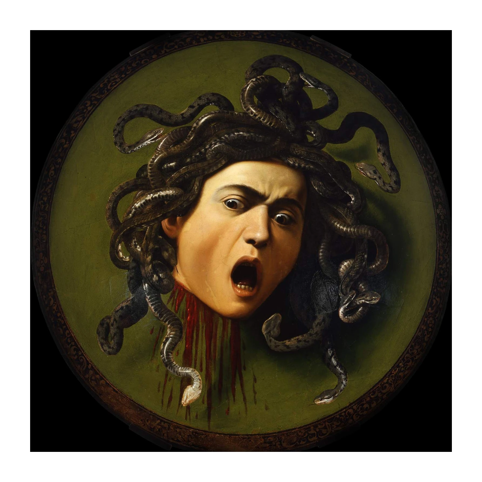 Medusa's Gaze Baroque Masterpiece Wall Art