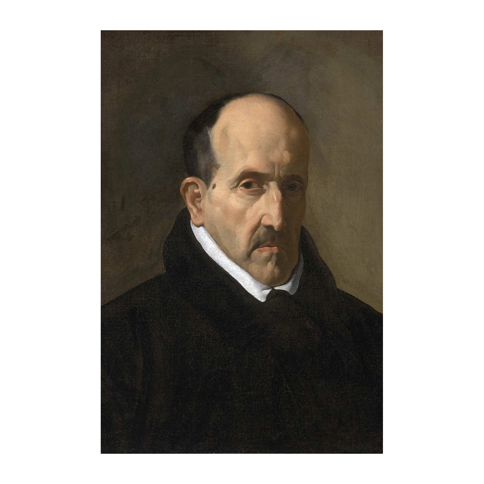 Intense Portrait Study Oil Painting Wall Art