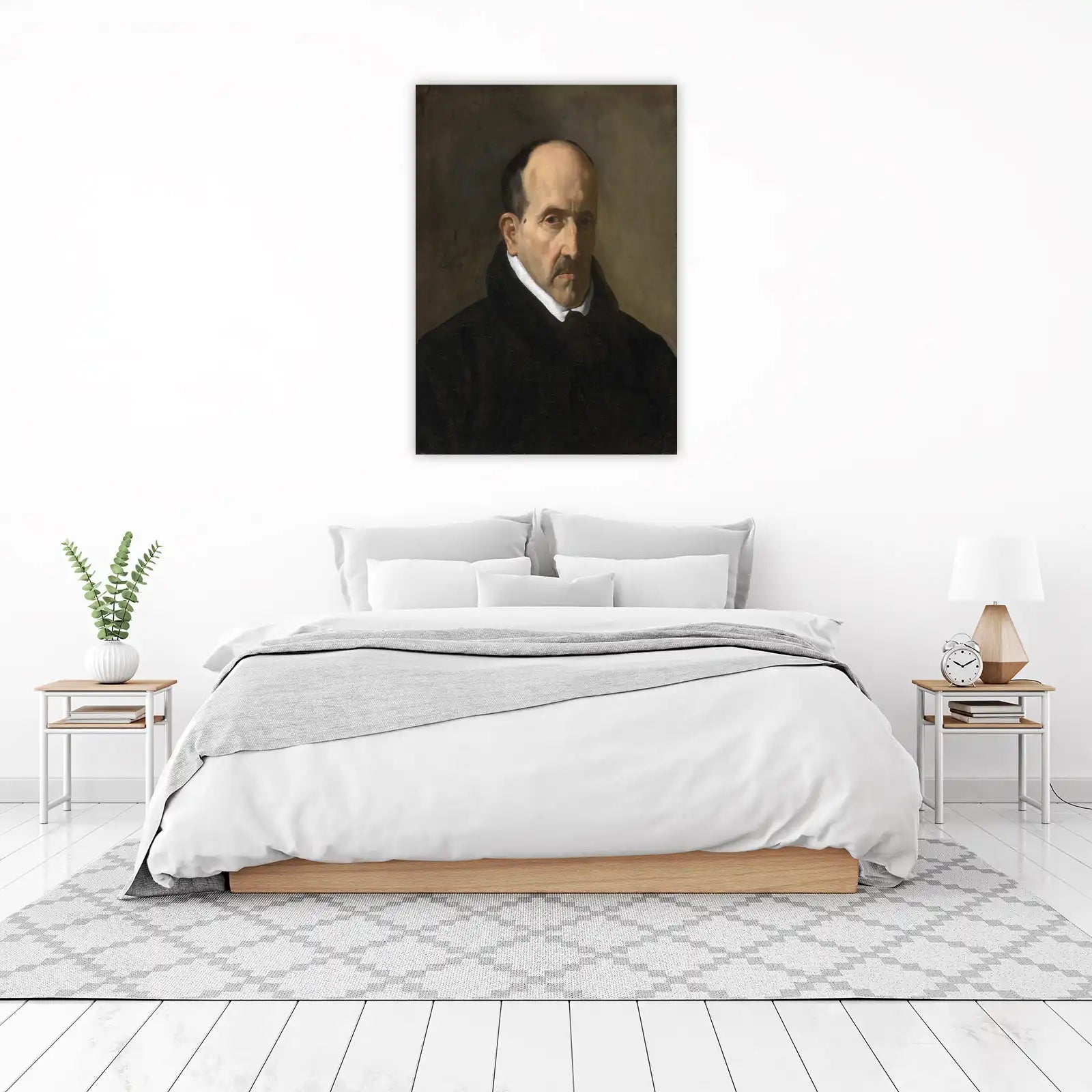 Intense Portrait Study Oil Painting Wall Art