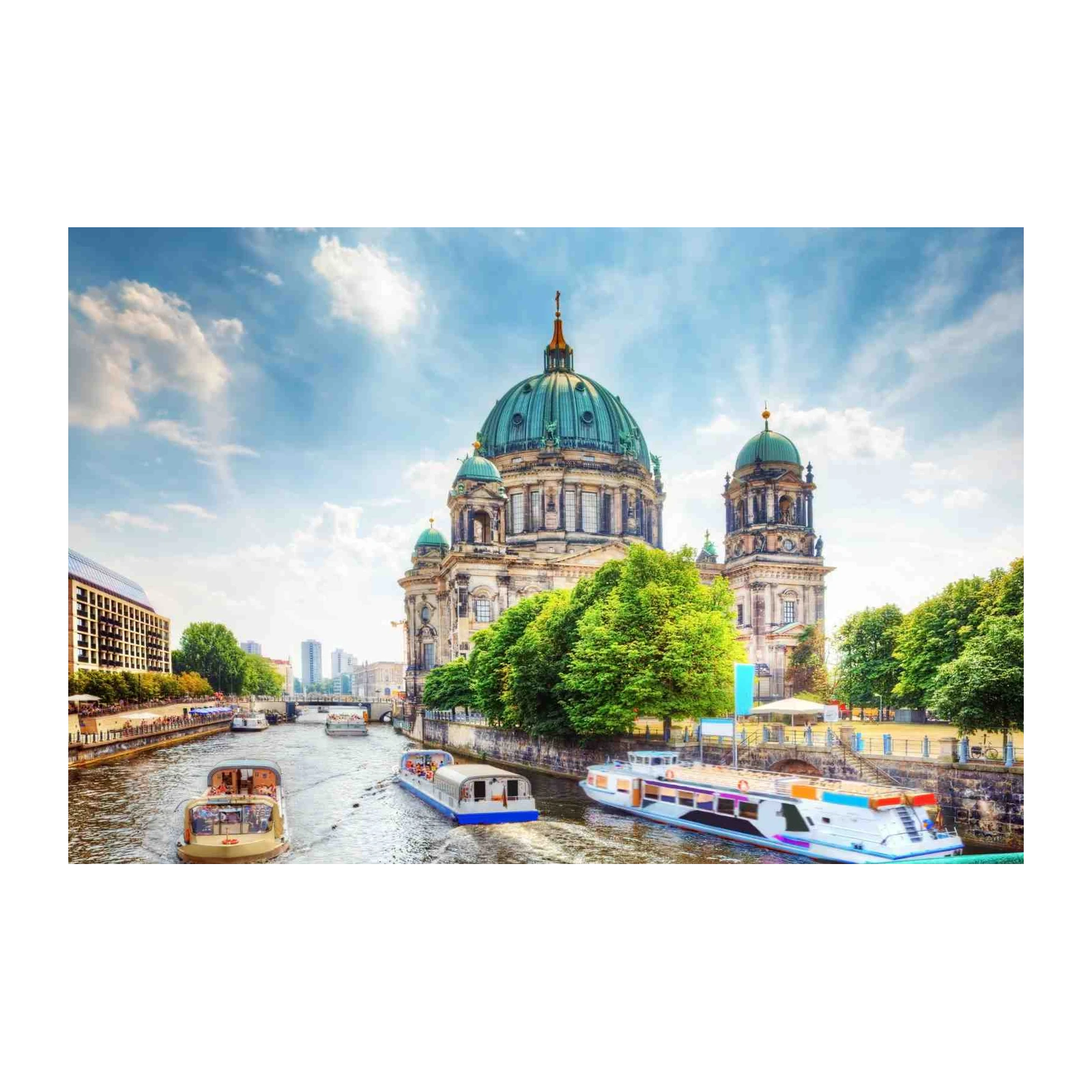 Berlin Cathedral River Cruise Wall Art