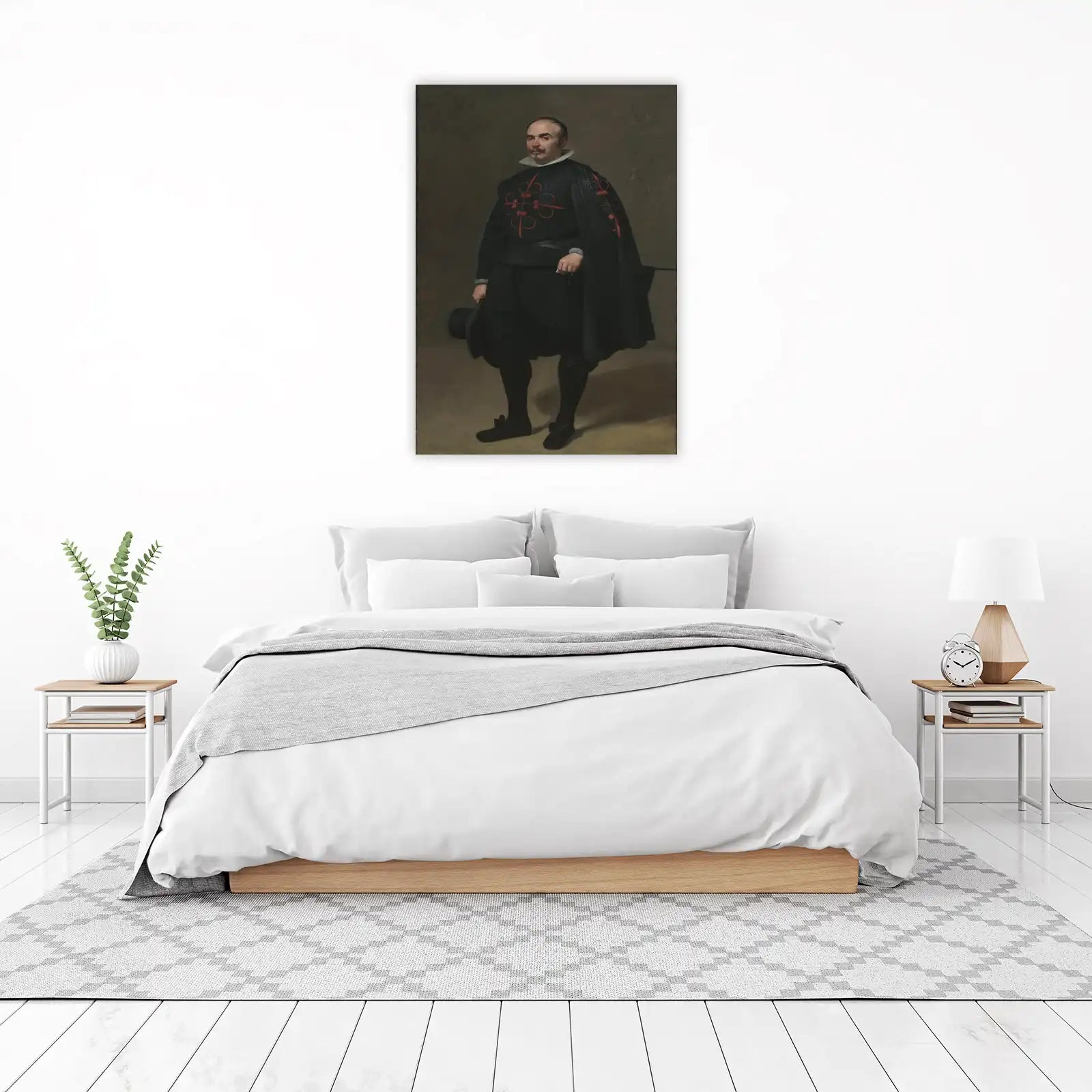 Noble Courtier Portrait Wall Art