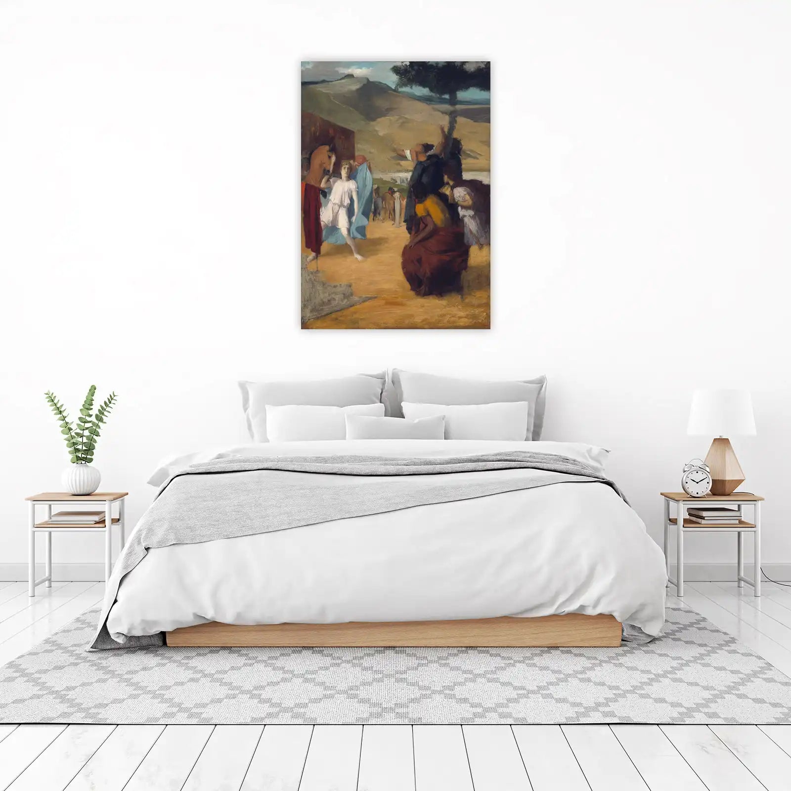 Classical Scene Horse & Figures Wall Art