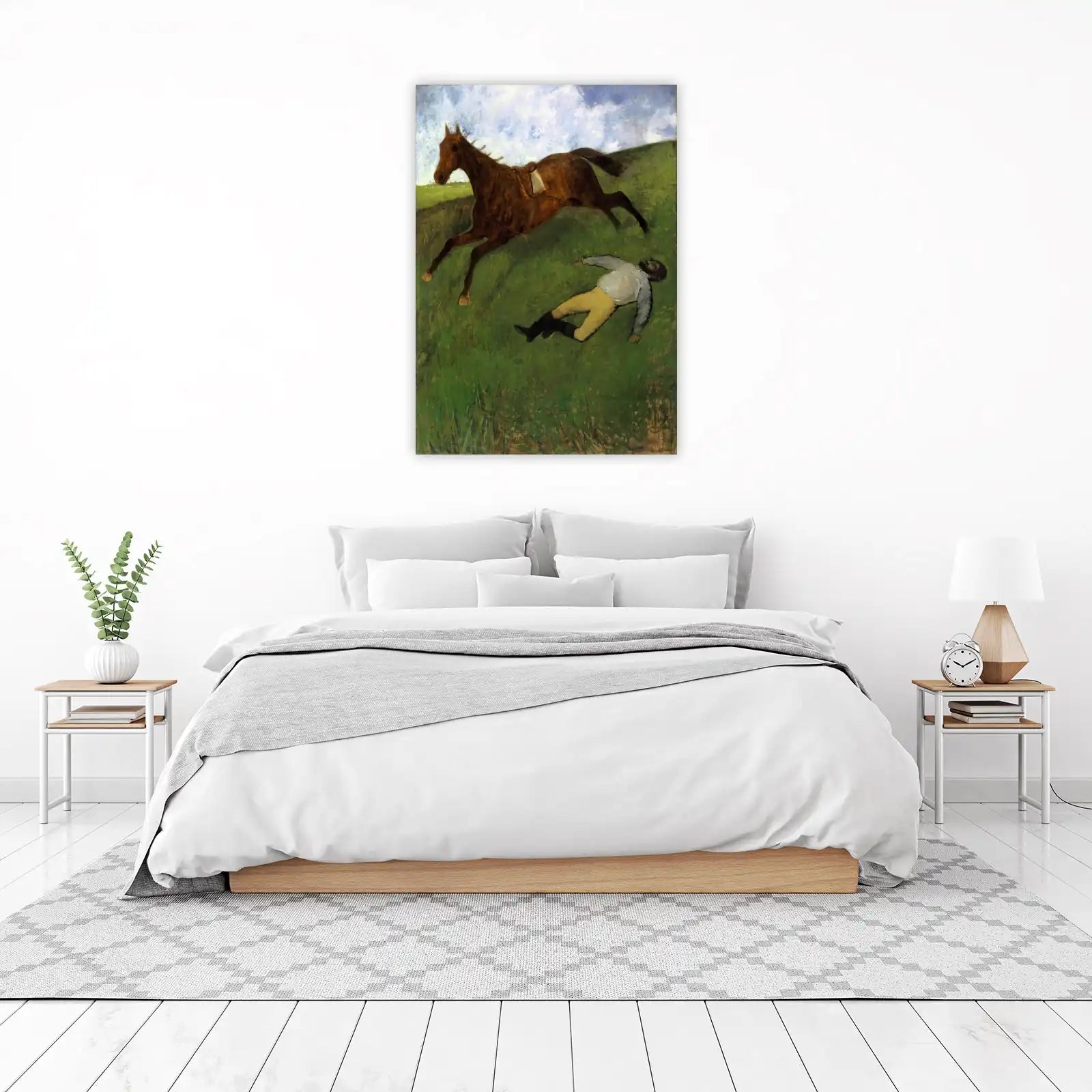 Horse and Jockey Wall Art - Equestrian Art