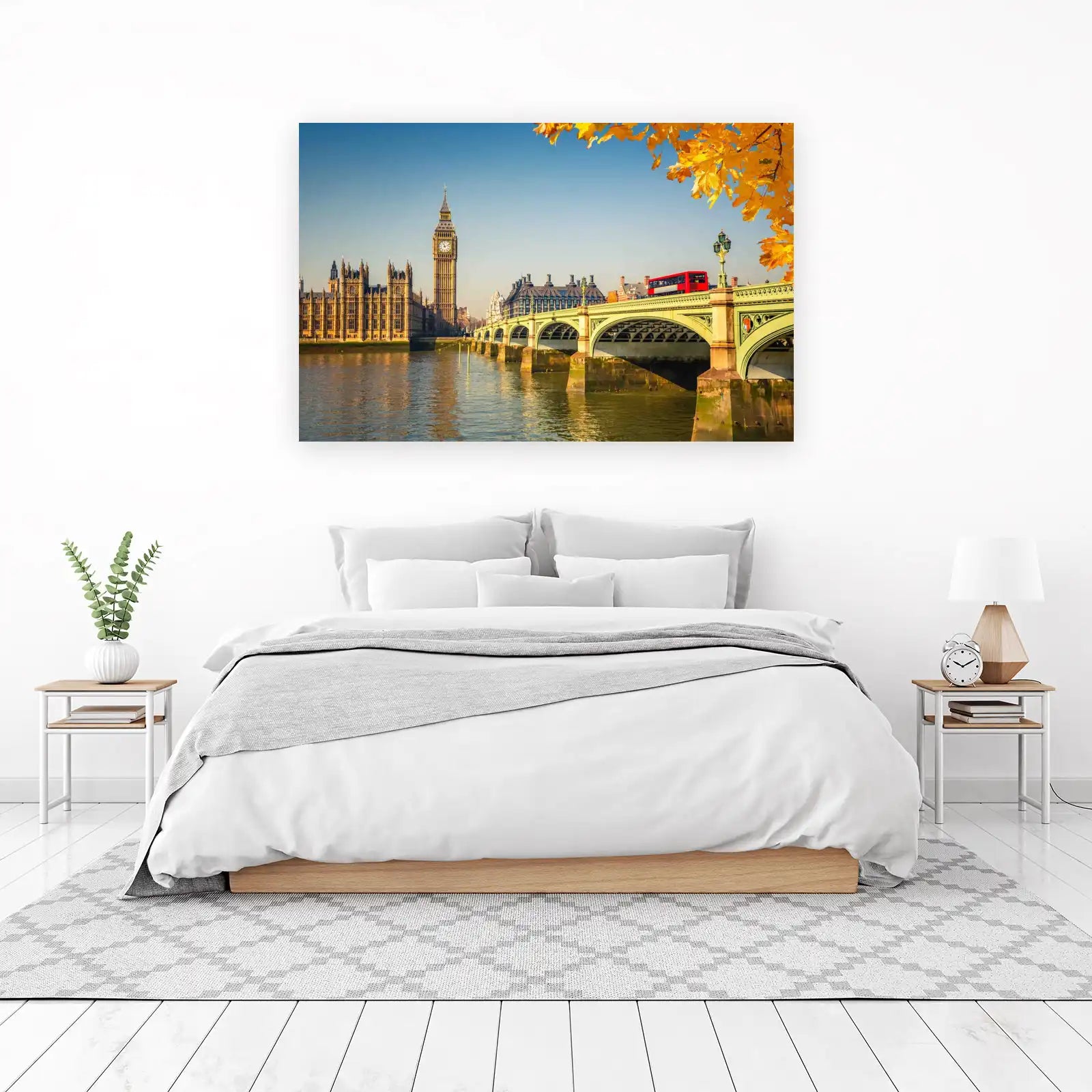 Iconic London Big Ben & Bridge Wall Art
