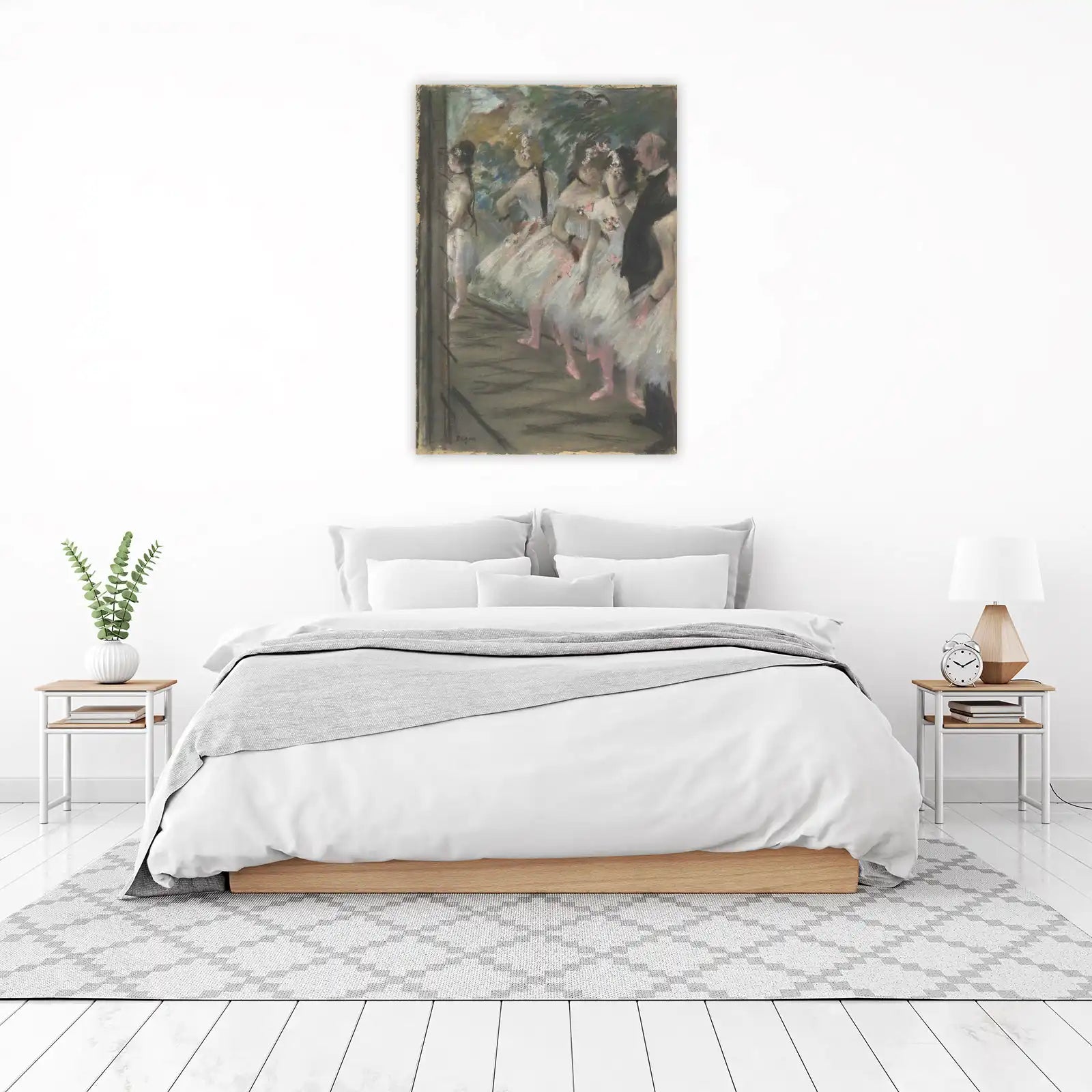 Dancers at the Barre Impressionist Ballet Wall Art