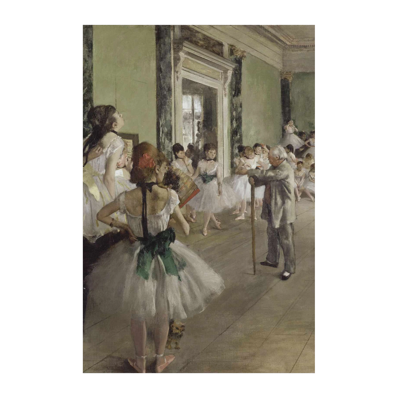 Ballet Dancer Rehearsal Impressionist Art Wall Art