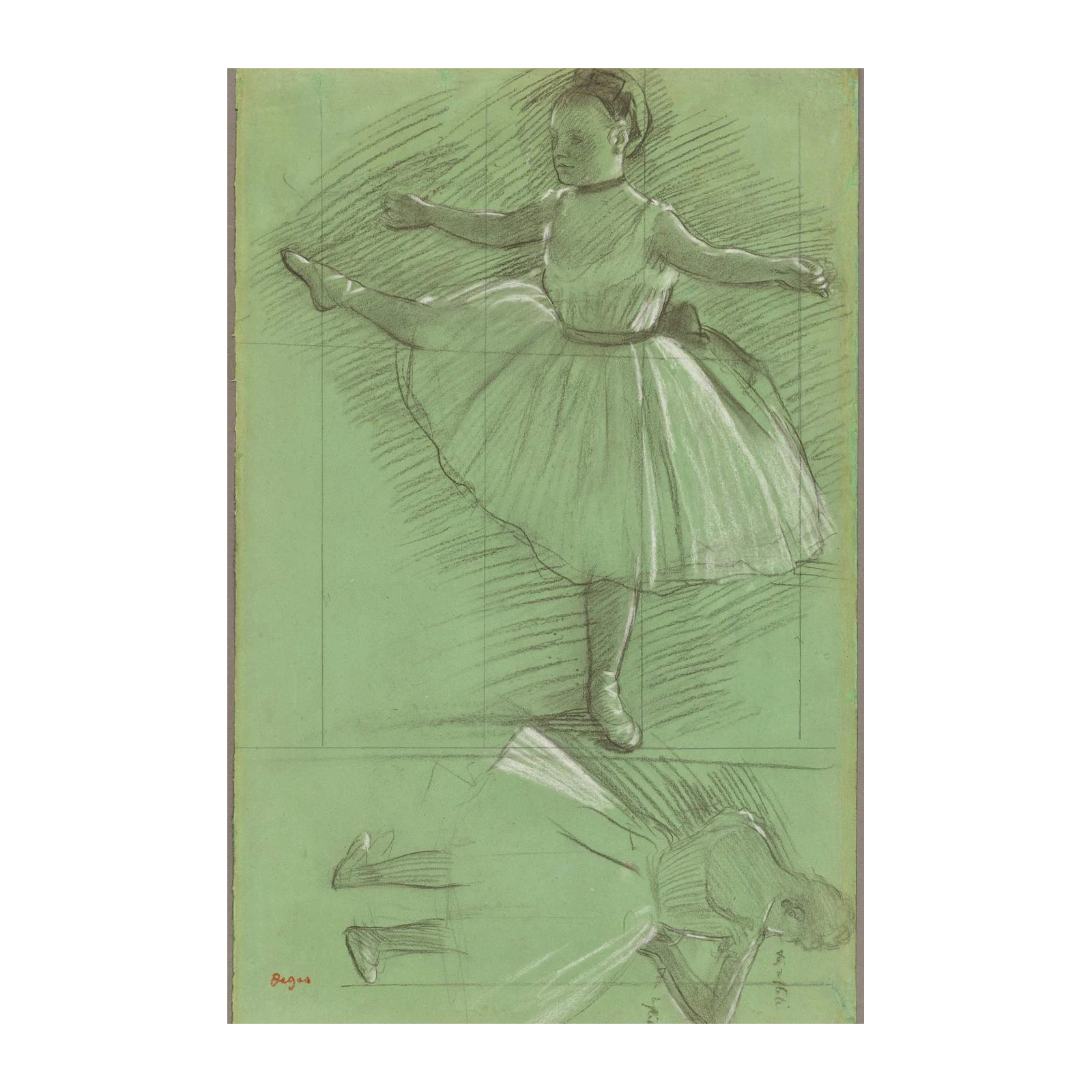 Elegant Ballerina Dance Pose Wall Art