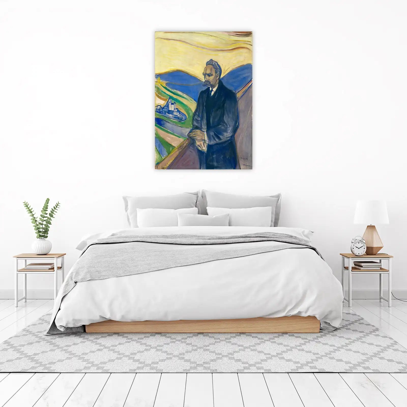 Nietzsche's Contemplation Edvard Munch Wall Art