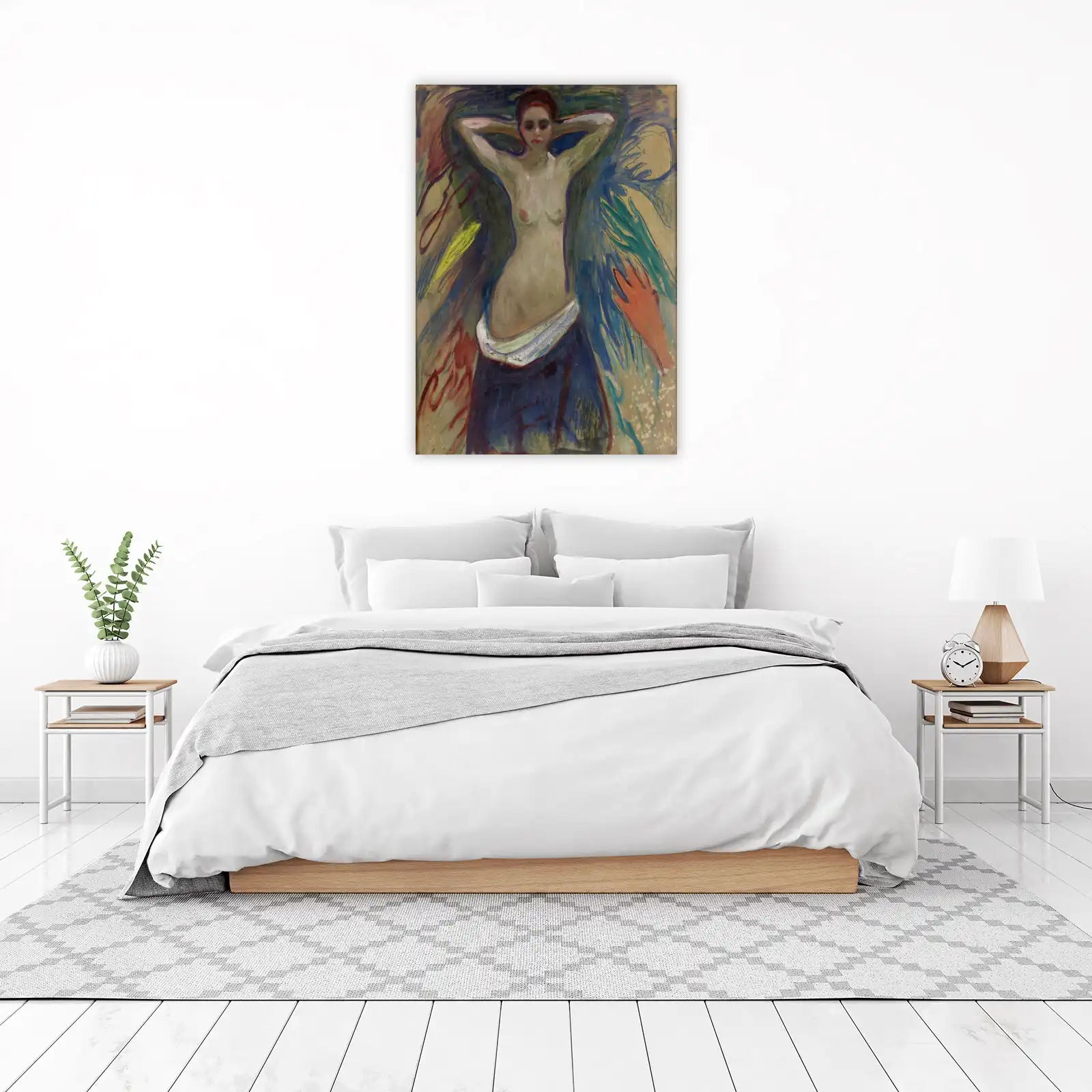 Expressive Nude Woman Wall Art | Modern Wall Art