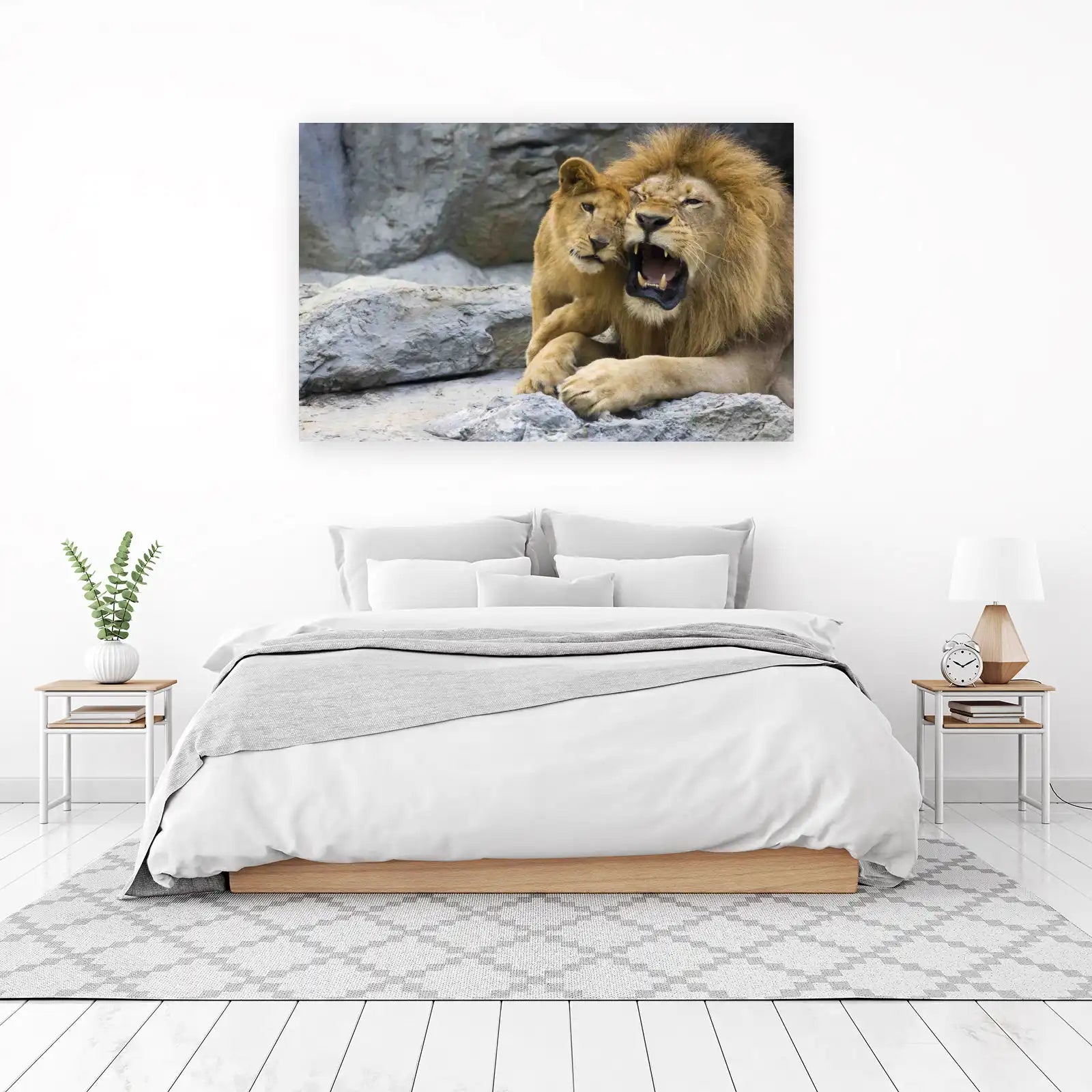 Majestic Lion Duo Wall Art