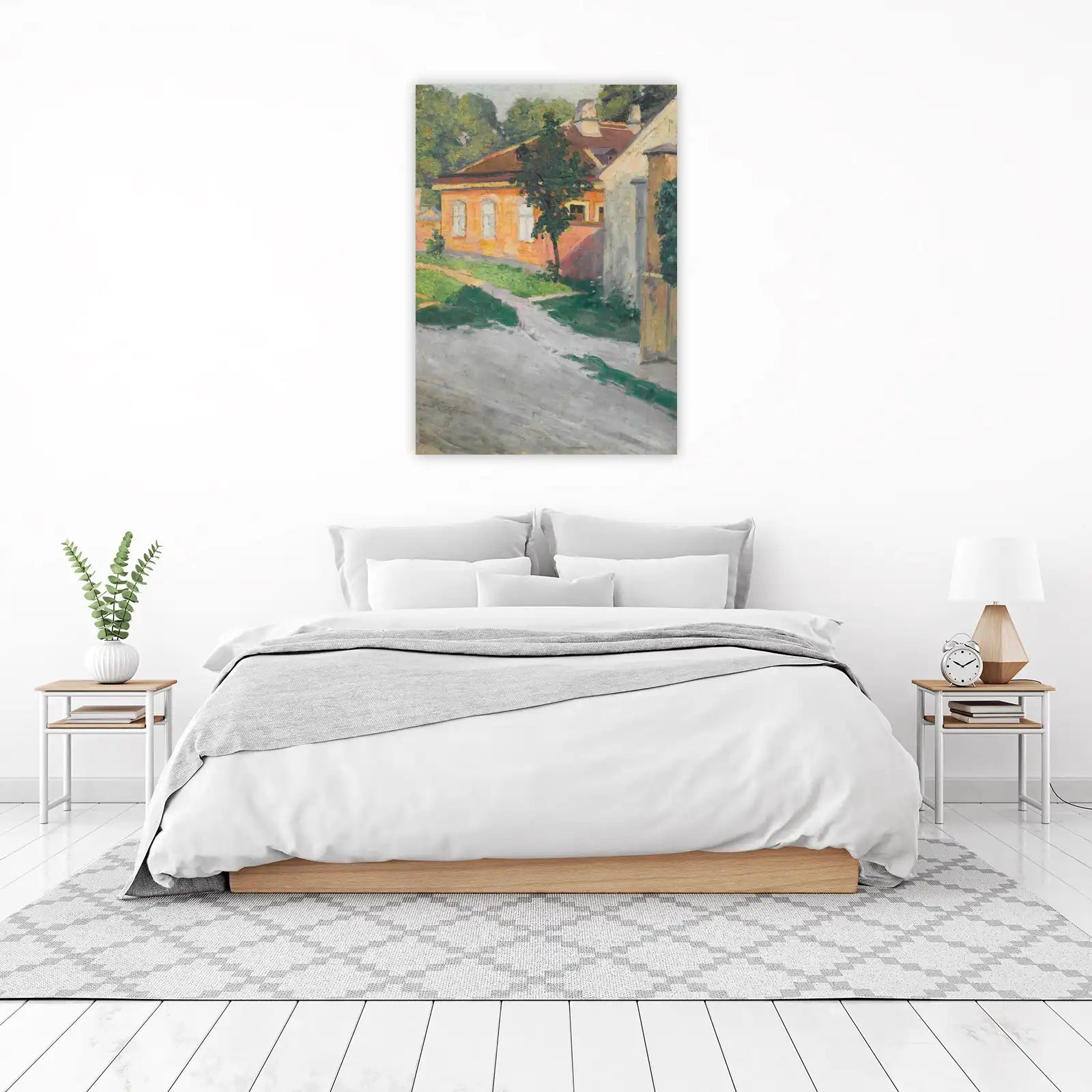 Serene Street Scene: Impressionist Landscape Wall Art