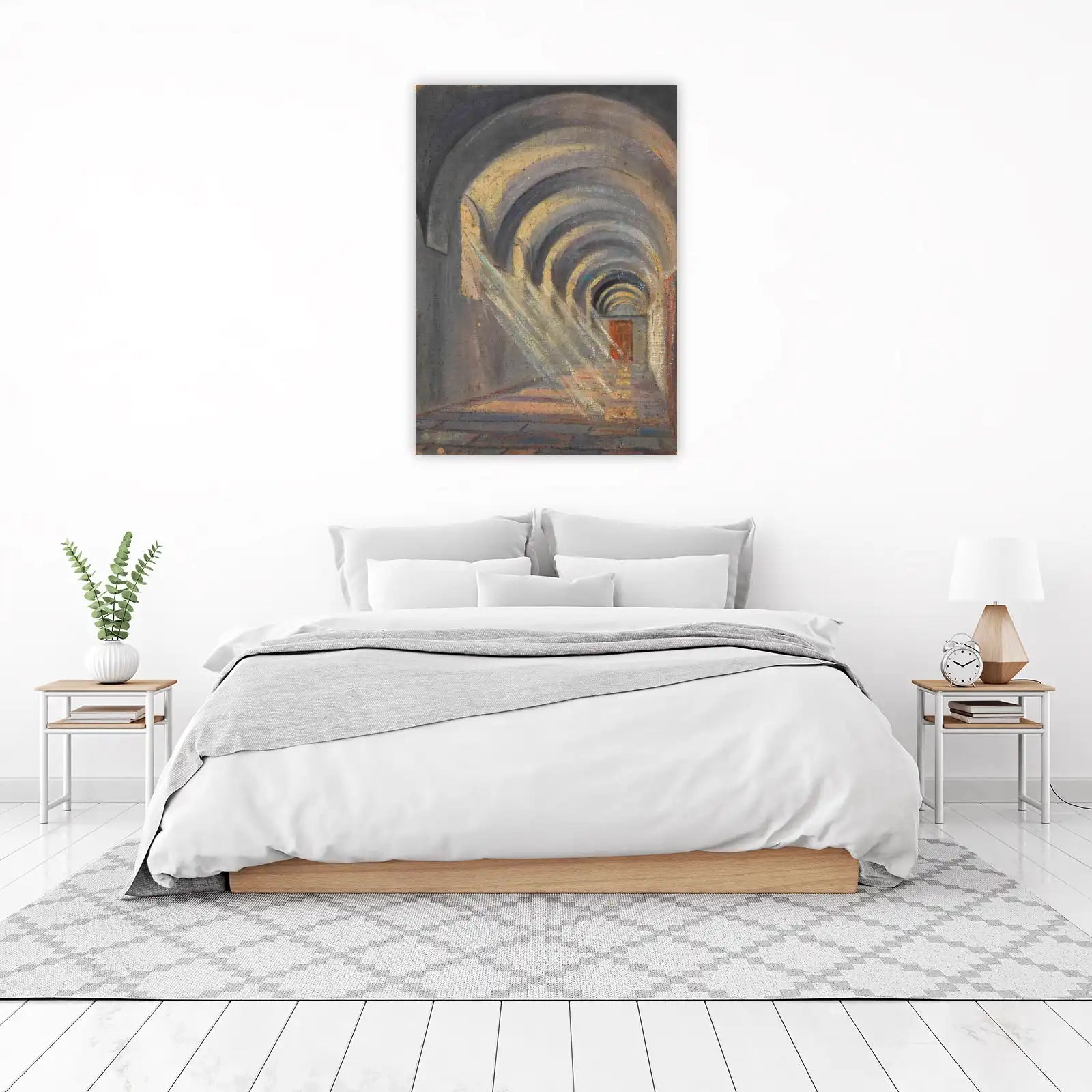 Mysterious Archway Light Abstract Wall Art