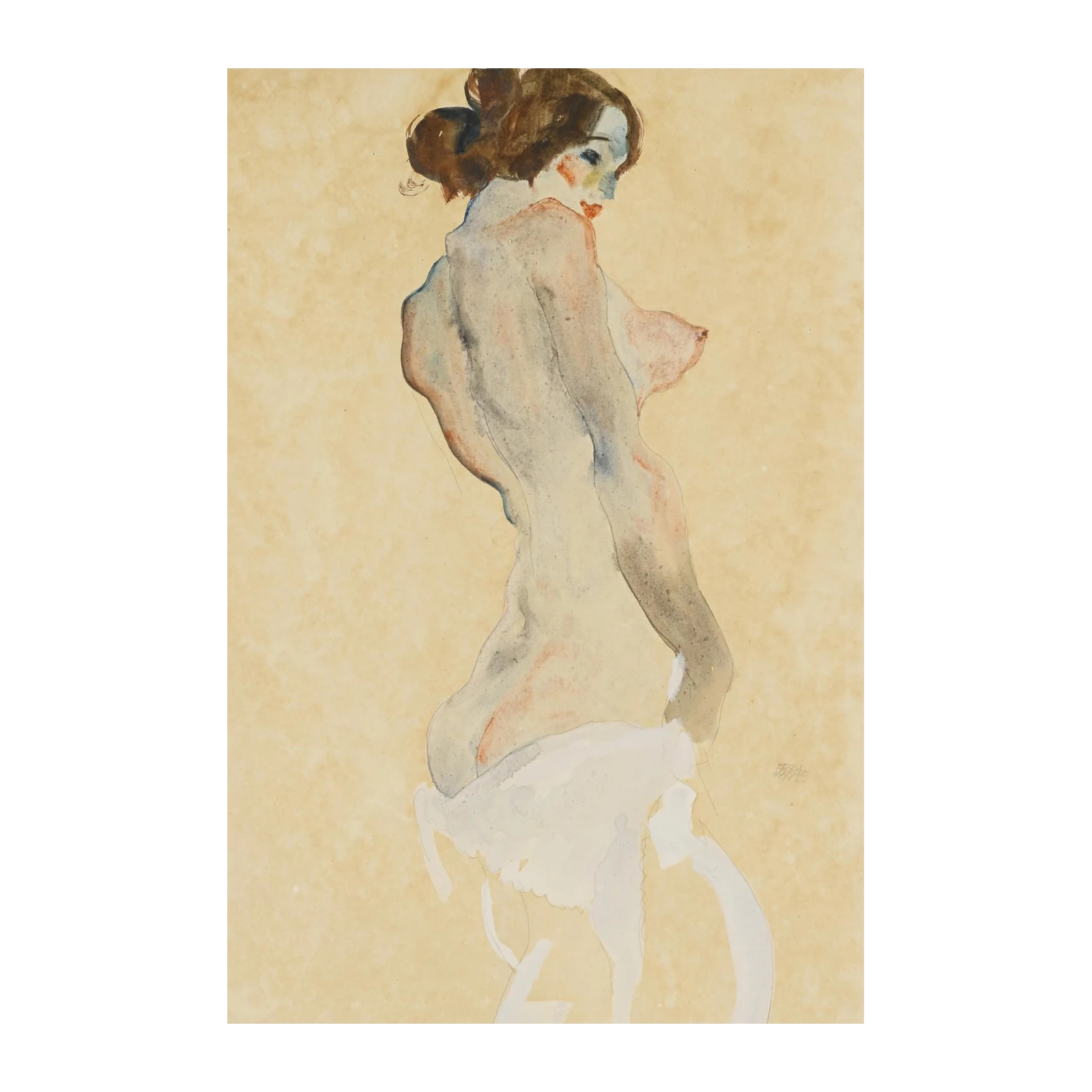 Elegant Nude Art Wall Art