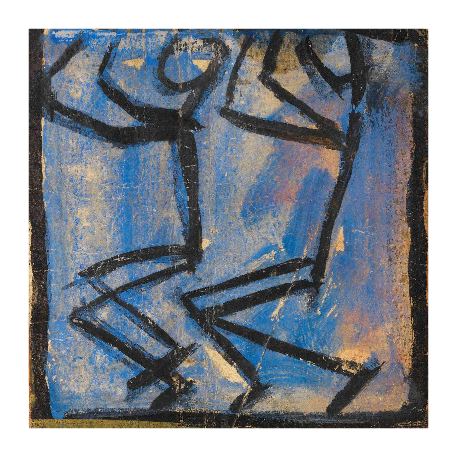 Abstract Figures Dancing Wall Art