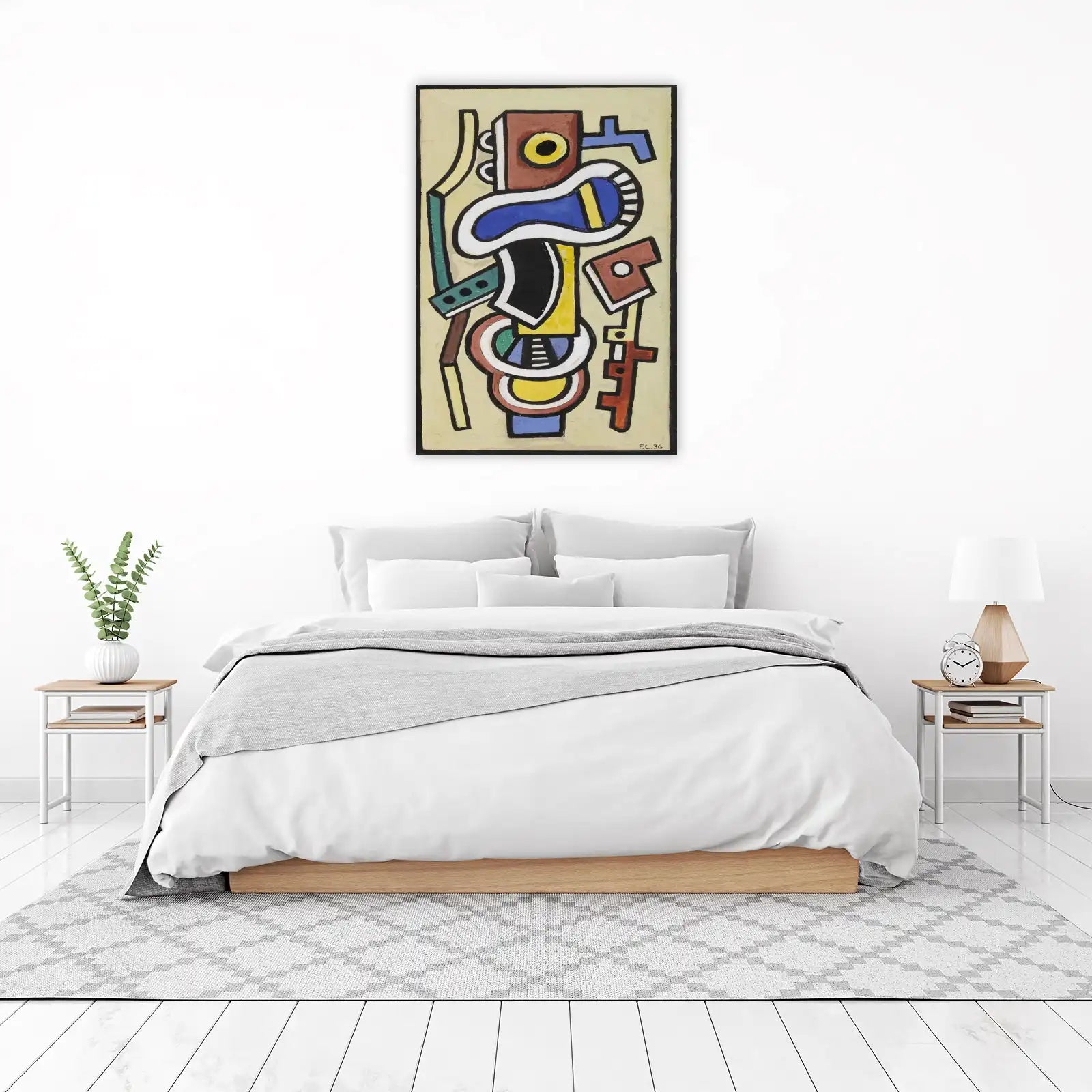 Modern Geometric Abstract Art Wall Art