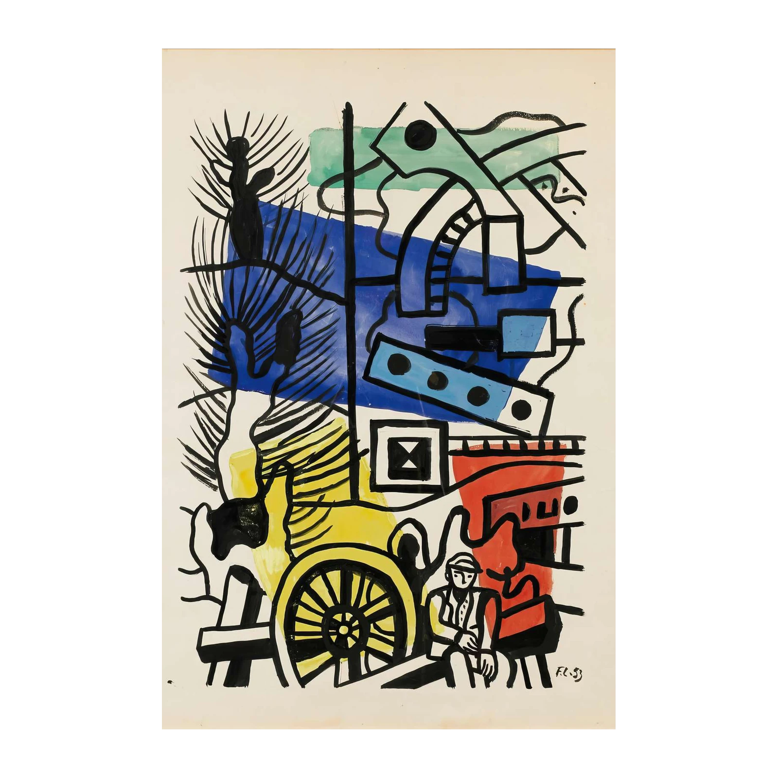 Modern Abstract Machine Art Wall Art