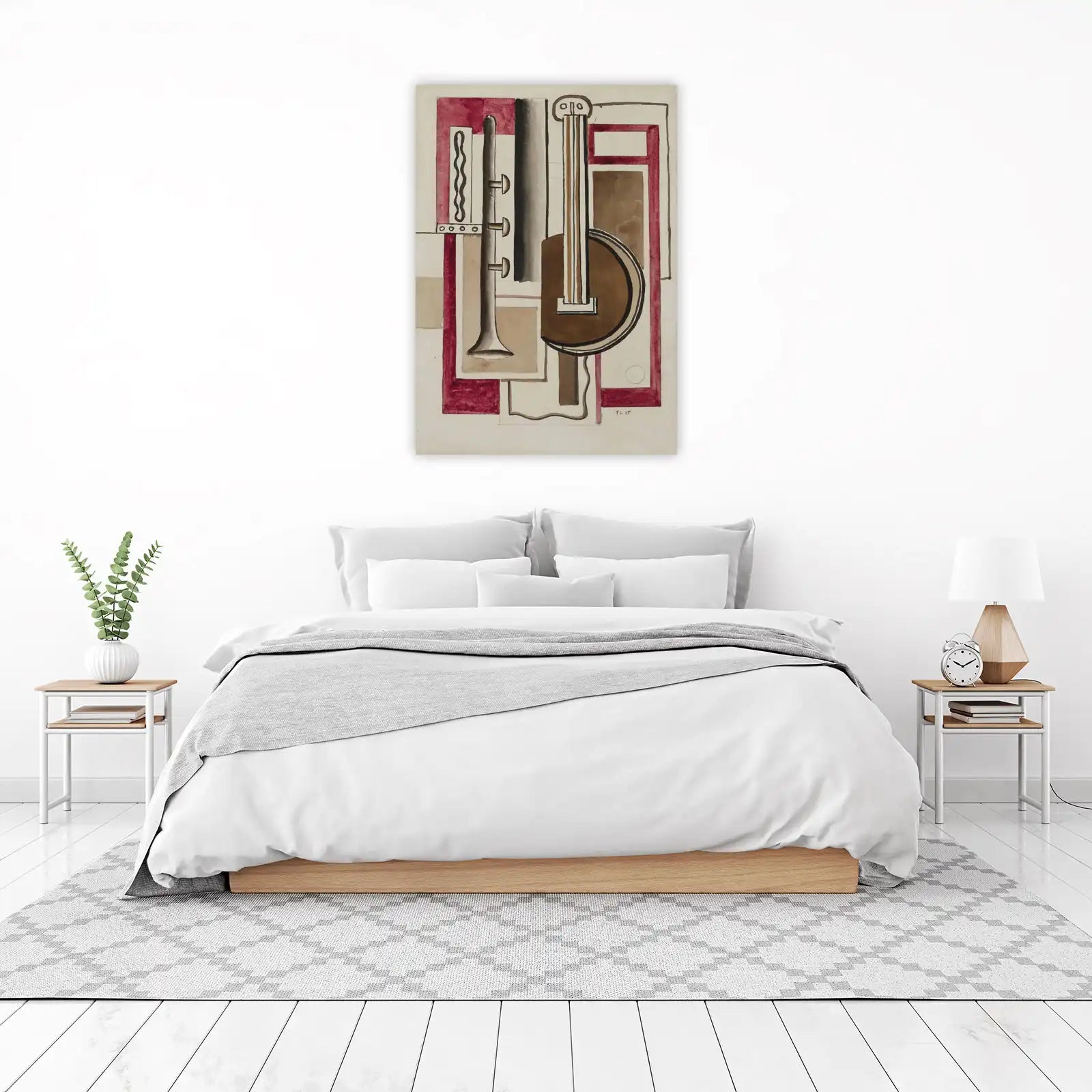 Abstract Musical Instruments Wall Art