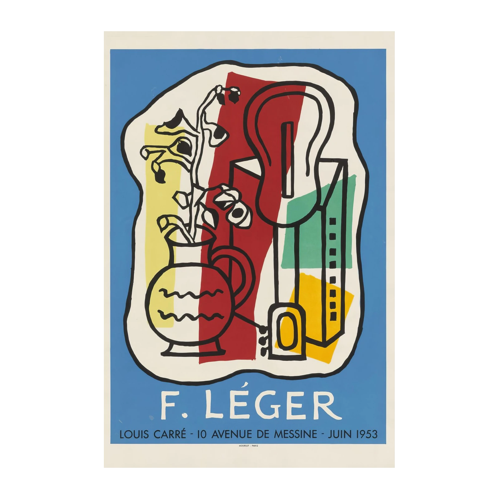 F. Leger Still Life Wall Art - Mid Century Modern Art