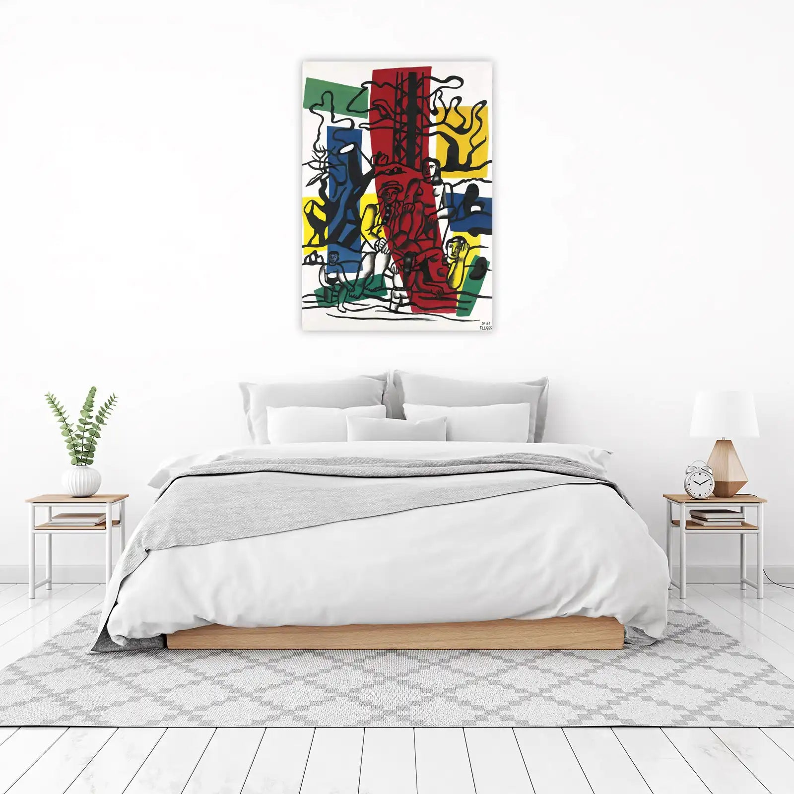 Bold Figures Modern Art Wall Art
