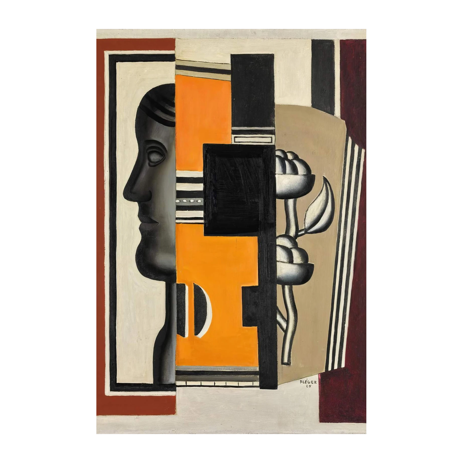 Modern Abstract Portrait Wall Art